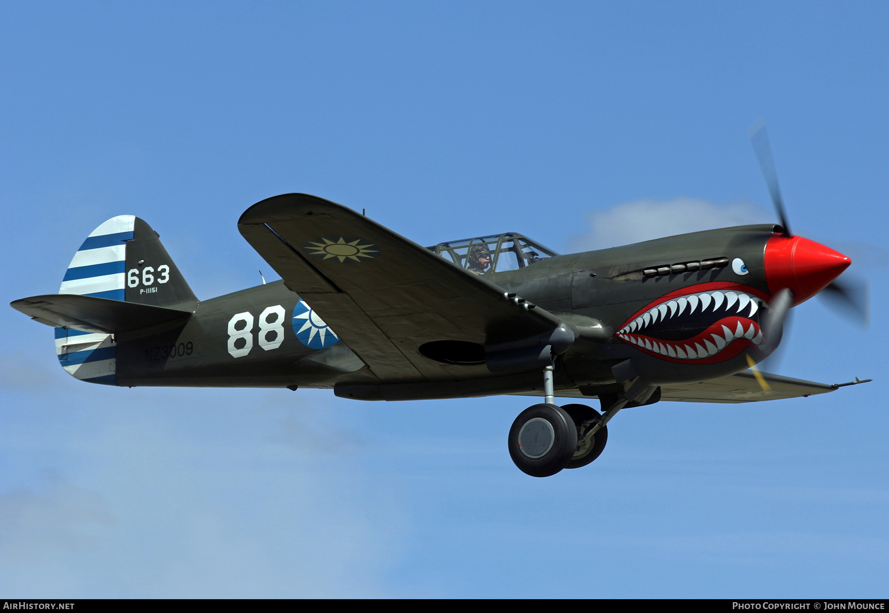 Aircraft Photo of ZK-RMH / NZ3009 | Curtiss Kittyhawk Mk1A | New Zealand Warbirds | Taiwan - Air Force | AirHistory.net #461311
