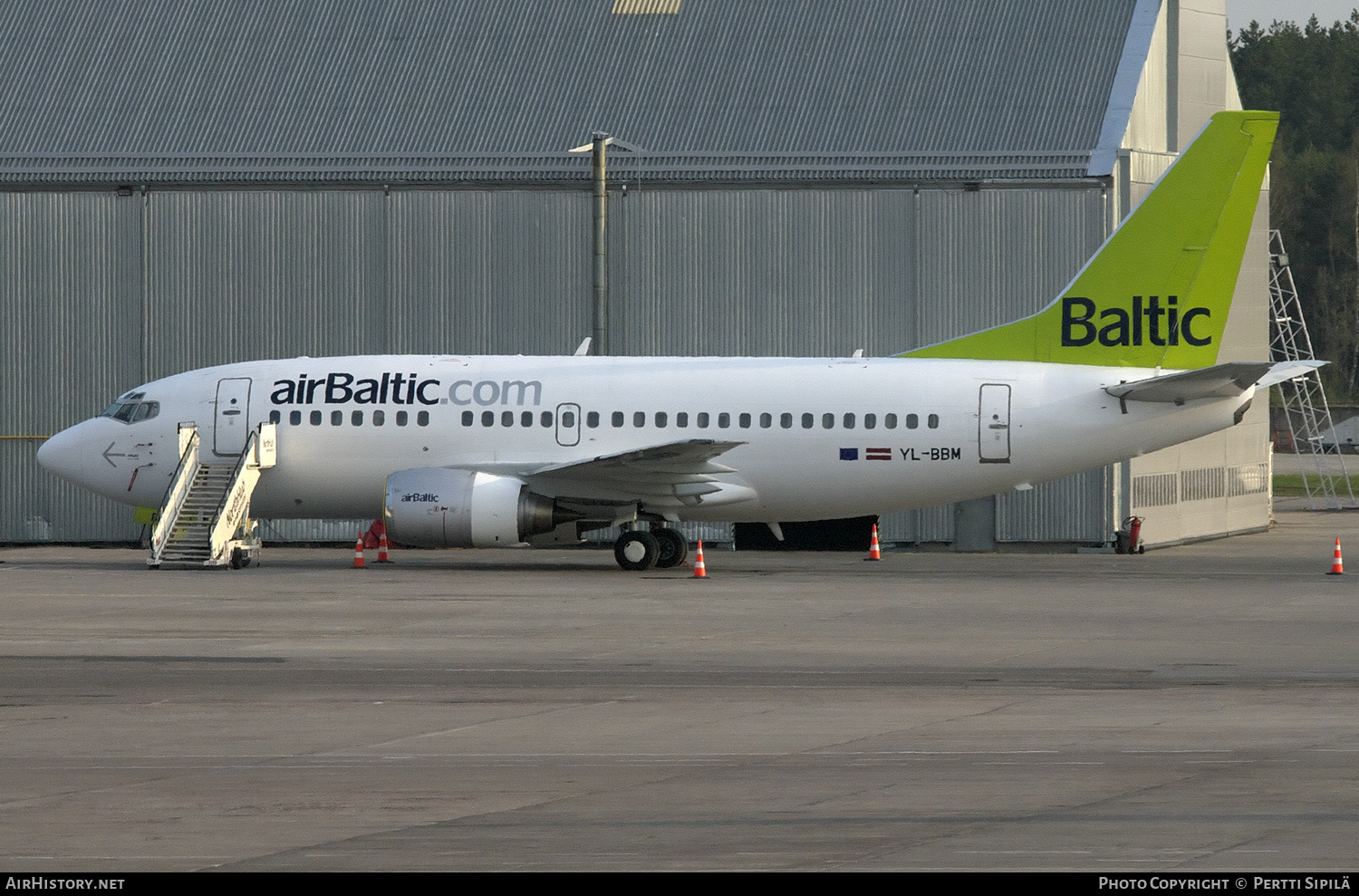 Aircraft Photo of YL-BBM | Boeing 737-522 | AirBaltic | AirHistory.net #461360