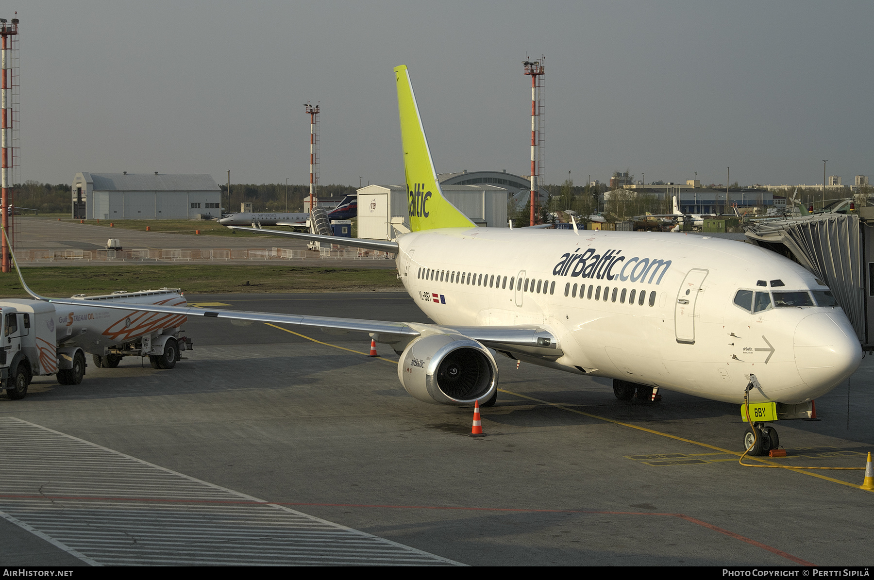 Aircraft Photo of YL-BBY | Boeing 737-36Q | AirBaltic | AirHistory.net #461363