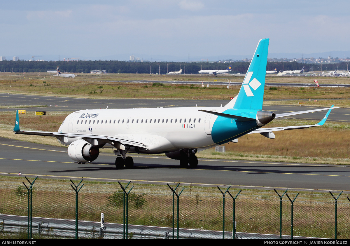 Aircraft Photo of I-ADJX | Embraer 195LR (ERJ-190-200LR) | Air Dolomiti | AirHistory.net #461369