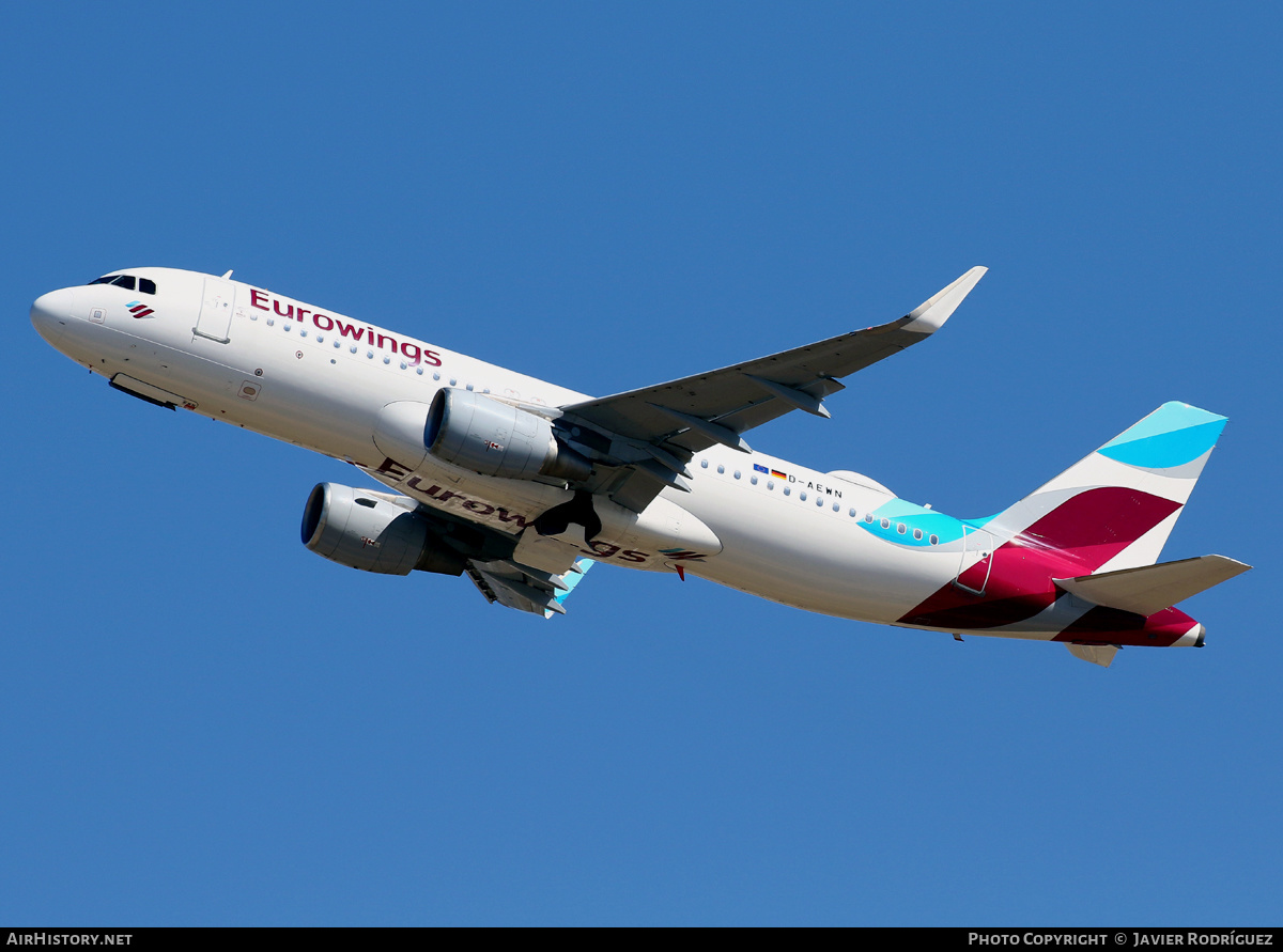 Aircraft Photo of D-AEWN | Airbus A320-214 | Eurowings | AirHistory.net #461373