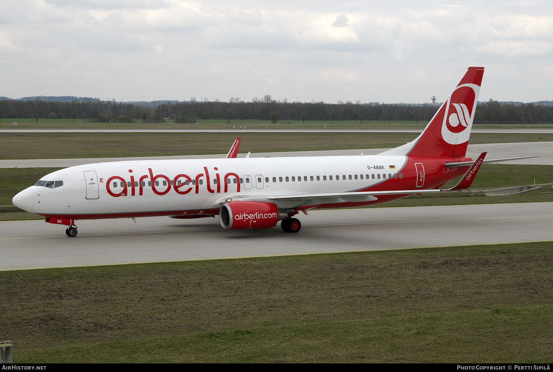 Aircraft Photo of D-ABBK | Boeing 737-8BK | Air Berlin | AirHistory.net #461378