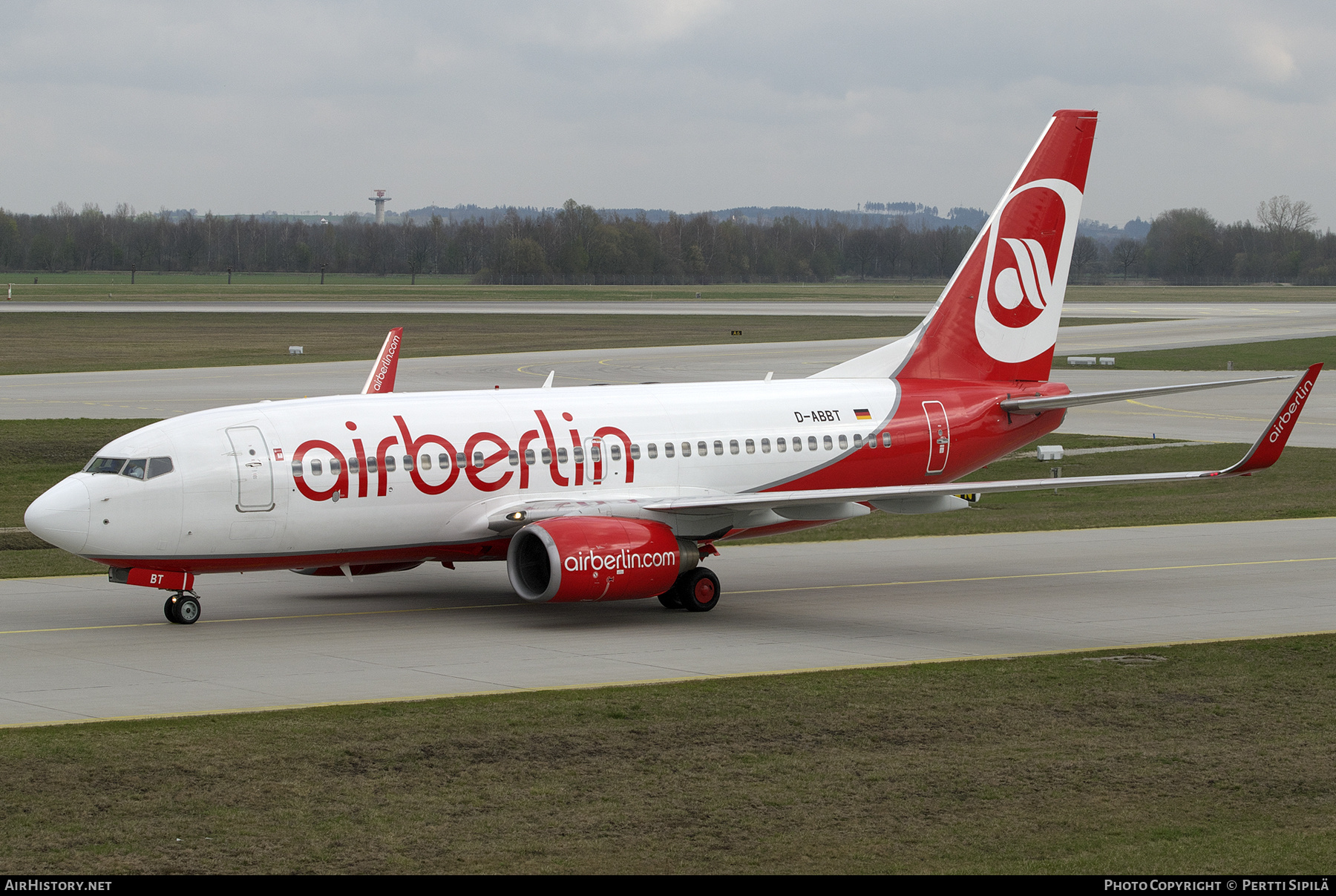 Aircraft Photo of D-ABBT | Boeing 737-76N | Air Berlin | AirHistory.net #461386