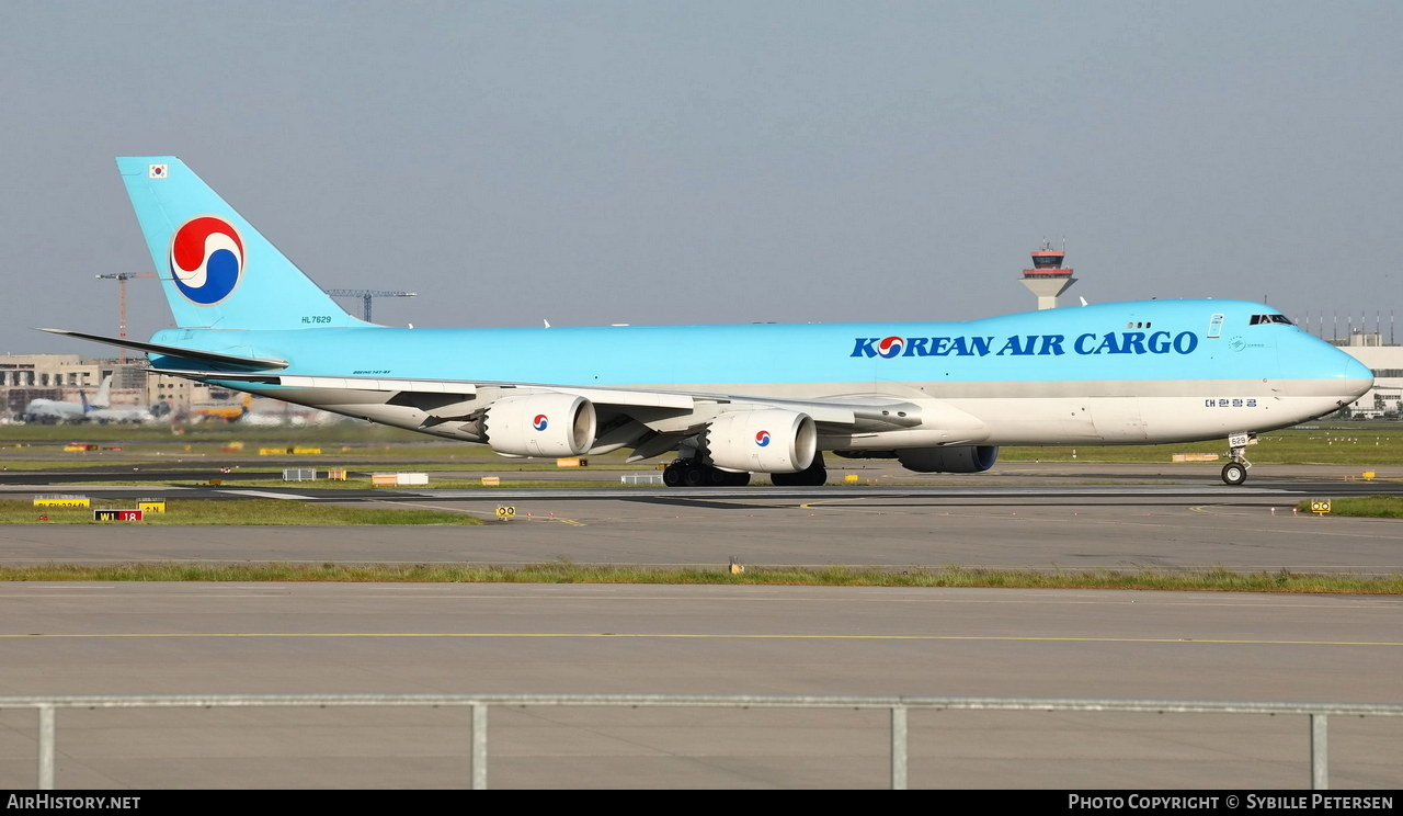 Aircraft Photo of HL7629 | Boeing 747-8B5F/SCD | Korean Air Cargo | AirHistory.net #461402