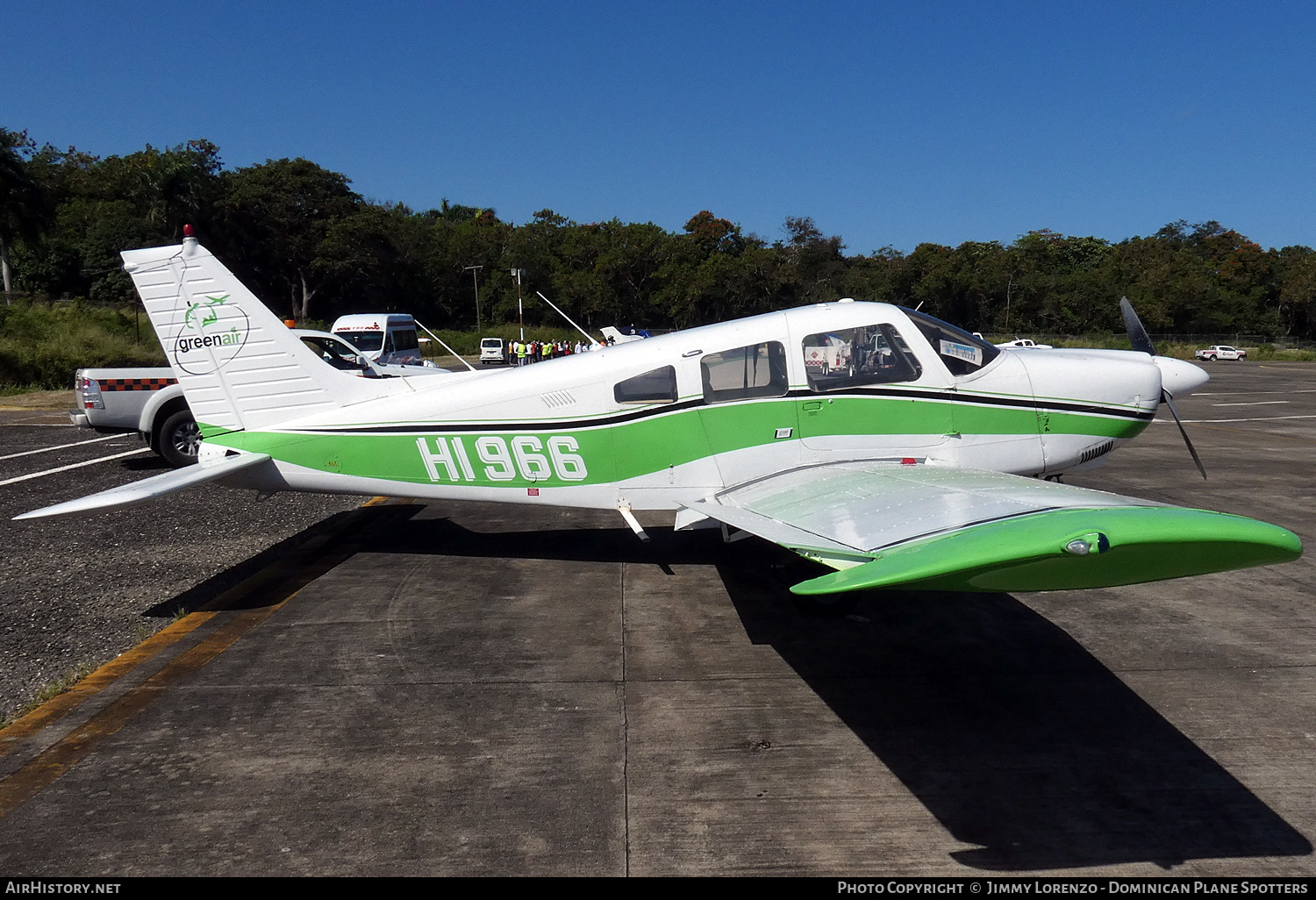 Aircraft Photo of HI966 | Piper PA-28-161 Warrior II | Green Air | AirHistory.net #461409