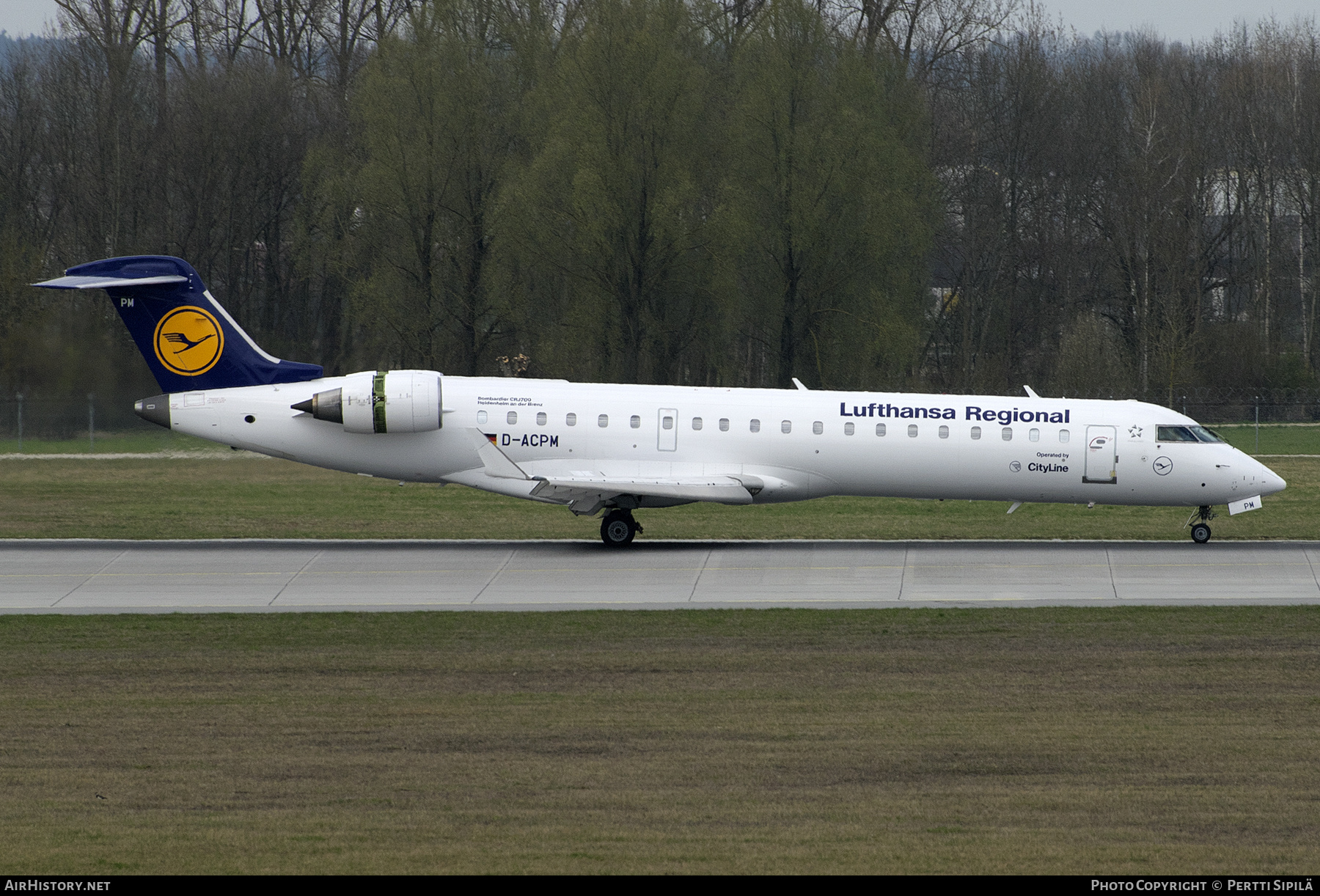 Aircraft Photo of D-ACPM | Bombardier CRJ-701ER (CL-600-2C10) | Lufthansa Regional | AirHistory.net #461428