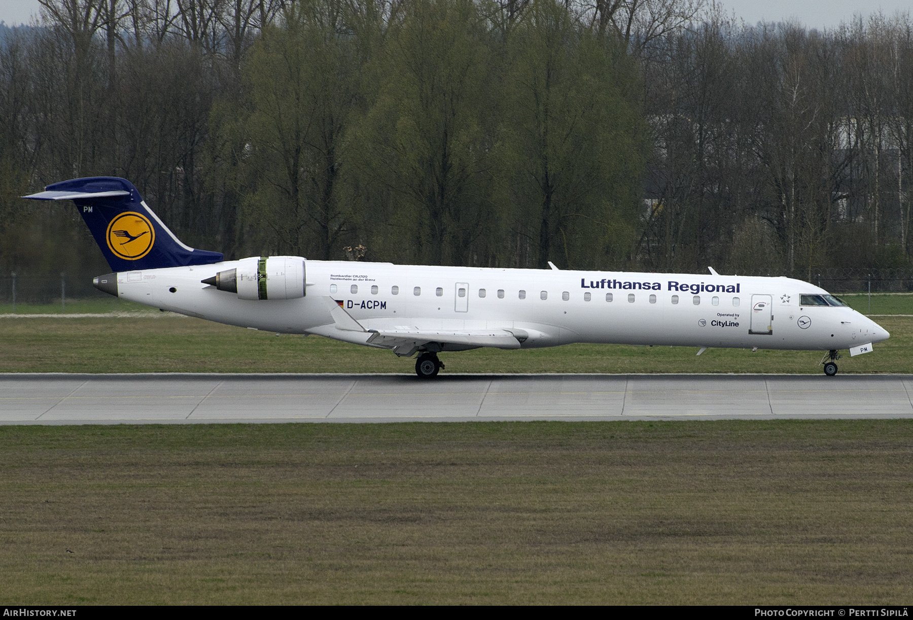 Aircraft Photo of D-ACPM | Bombardier CRJ-701ER (CL-600-2C10) | Lufthansa Regional | AirHistory.net #461428