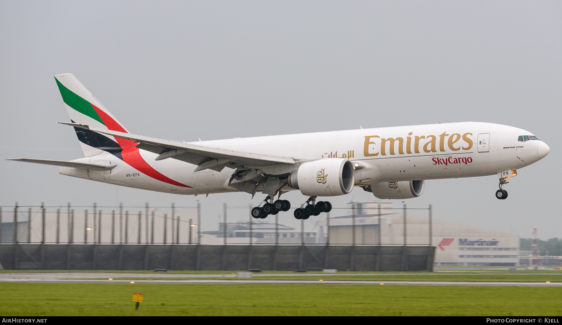 Aircraft Photo of A6-EFK | Boeing 777-F1H | Emirates SkyCargo | AirHistory.net #461437