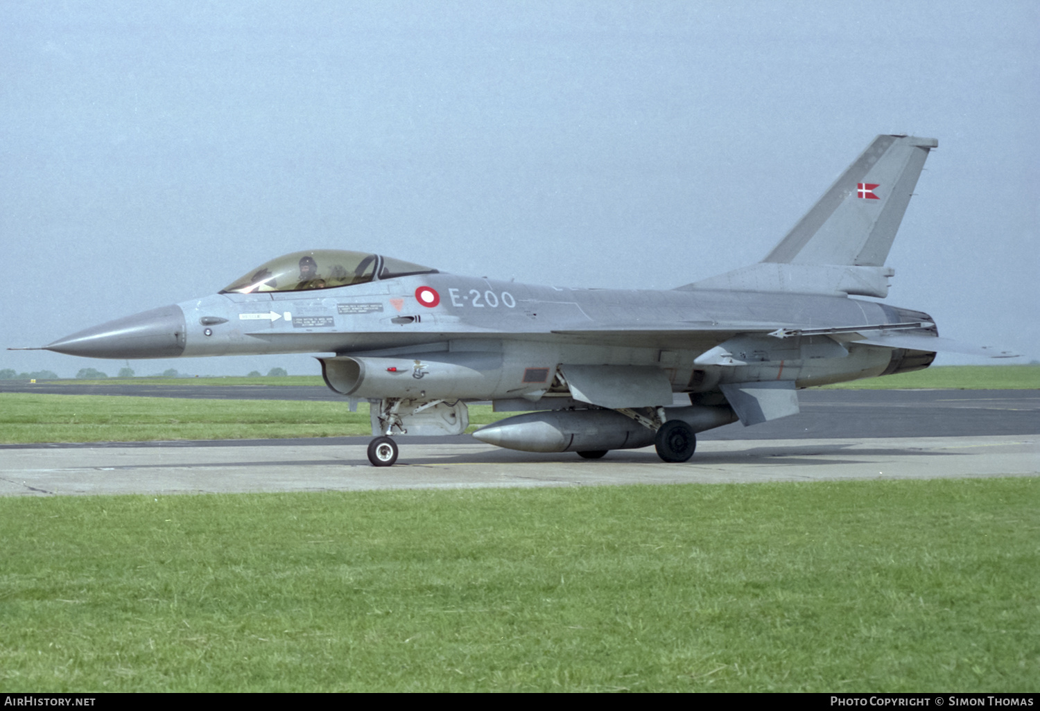 Aircraft Photo of E-200 | General Dynamics F-16A Fighting Falcon | Denmark - Air Force | AirHistory.net #461464