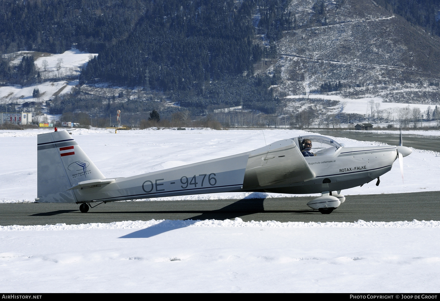 Aircraft Photo of OE-9476 | Scheibe SF-25C Falke | Alpine Segelflugschule Zell am See | AirHistory.net #461467