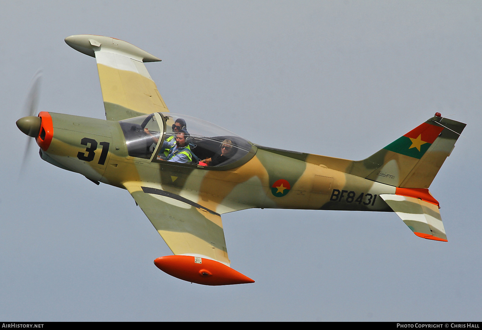 Aircraft Photo of G-NRRA / BF8431 | SIAI-Marchetti SF-260W Warrior | Burkina Faso - Air Force | AirHistory.net #461469