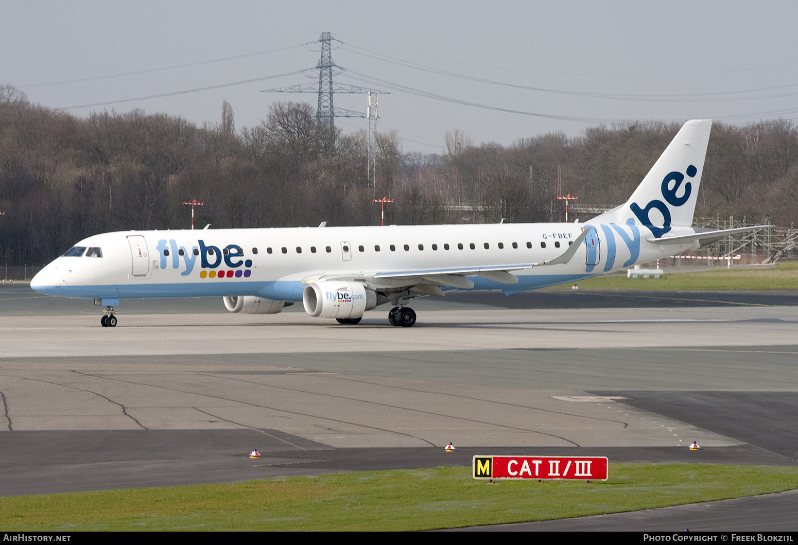 Aircraft Photo of G-FBEF | Embraer 195LR (ERJ-190-200LR) | Flybe | AirHistory.net #461473