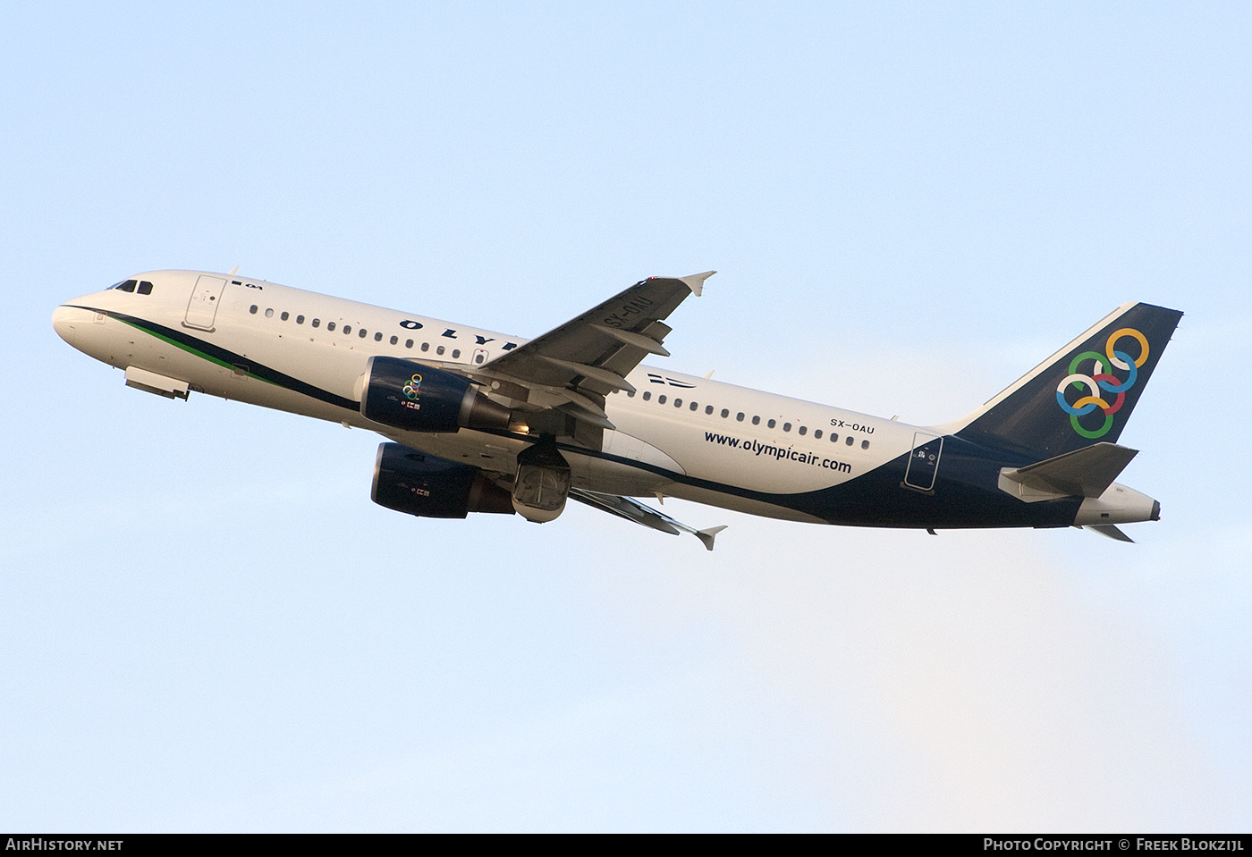 Aircraft Photo of SX-OAU | Airbus A320-214 | Olympic | AirHistory.net #461499