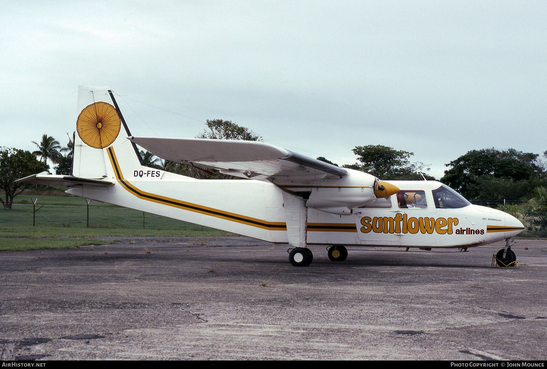 Aircraft Photo of DQ-FES | Britten-Norman BN-2A-21 Islander | Sunflower Airlines | AirHistory.net #461510