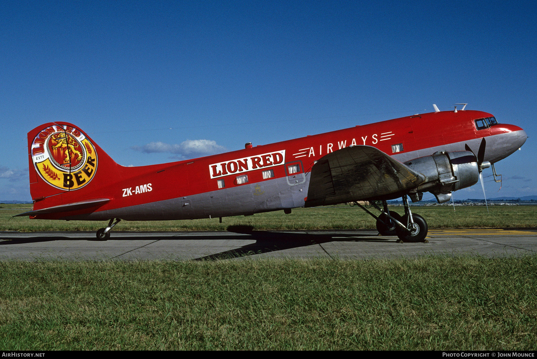Aircraft Photo of ZK-AMS | Douglas DC-3(C) | Lion Red Airways | AirHistory.net #461531