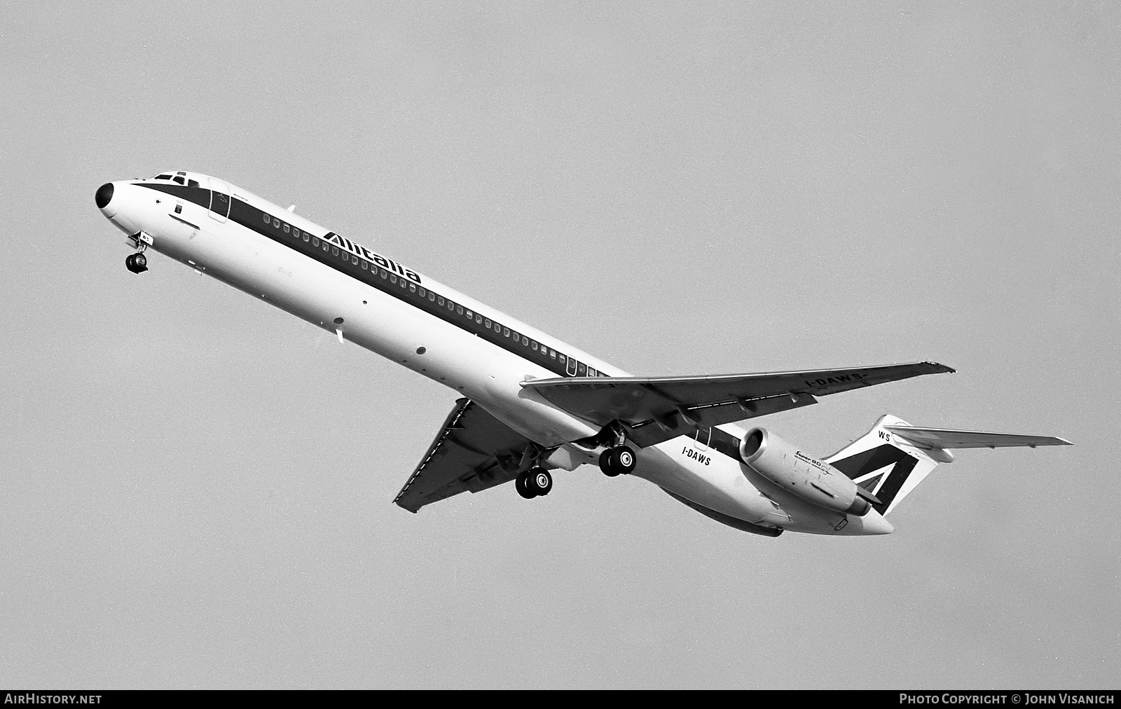 Aircraft Photo of I-DAWS | McDonnell Douglas MD-82 (DC-9-82) | Alitalia | AirHistory.net #461537