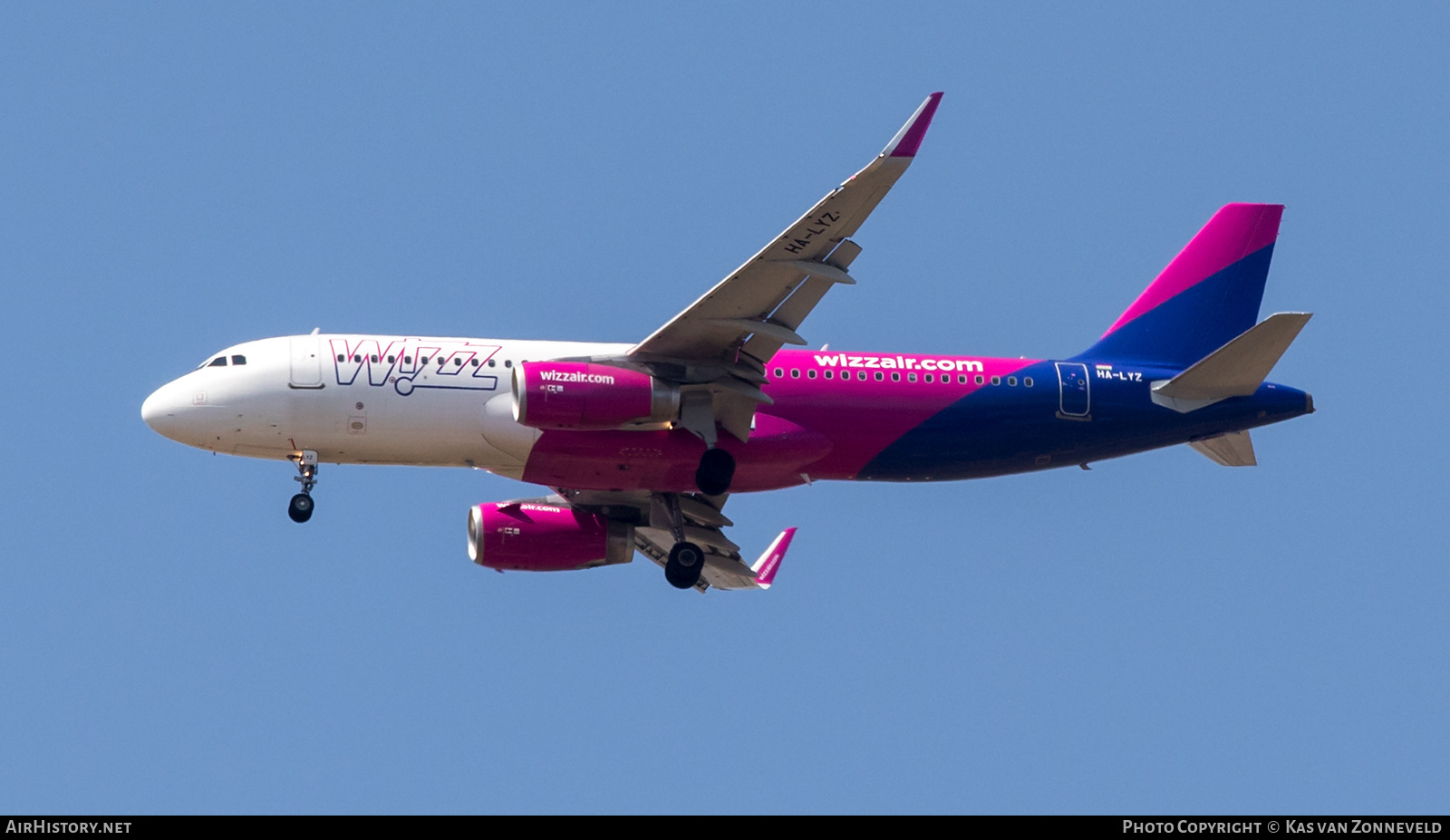 Aircraft Photo of HA-LYZ | Airbus A320-232 | Wizz Air | AirHistory.net #461548