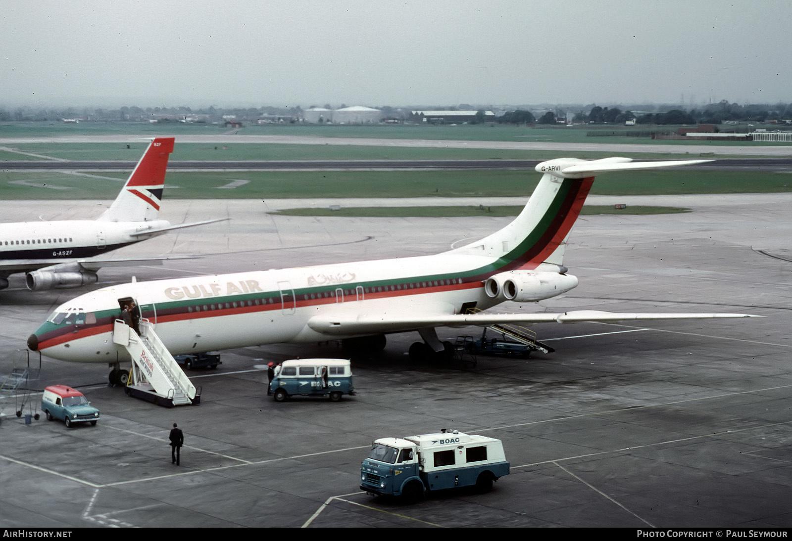 Aircraft Photo of G-ARVI | Vickers VC10 Srs1101 | Gulf Air | AirHistory.net #461575