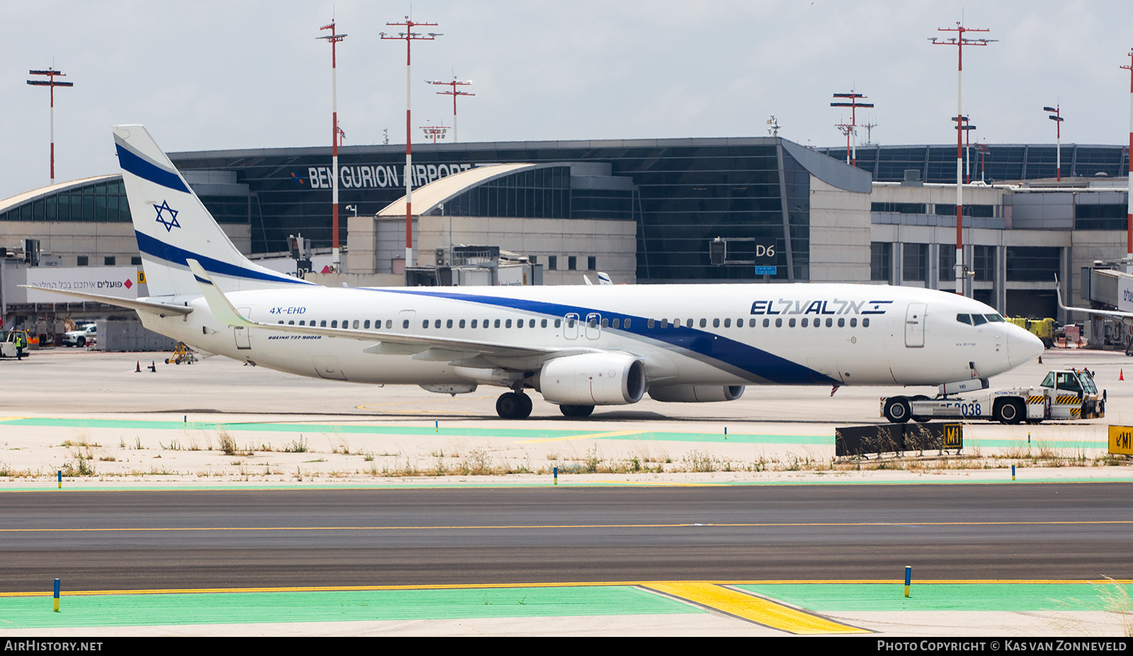 Aircraft Photo of 4X-EHD | Boeing 737-958/ER | El Al Israel Airlines | AirHistory.net #461592