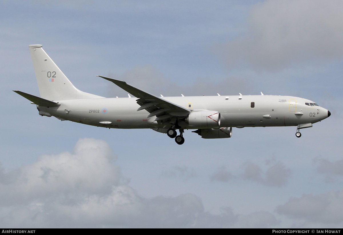 Aircraft Photo of ZP802 | Boeing P-8A Poseidon MRA1 | UK - Air Force | AirHistory.net #461611