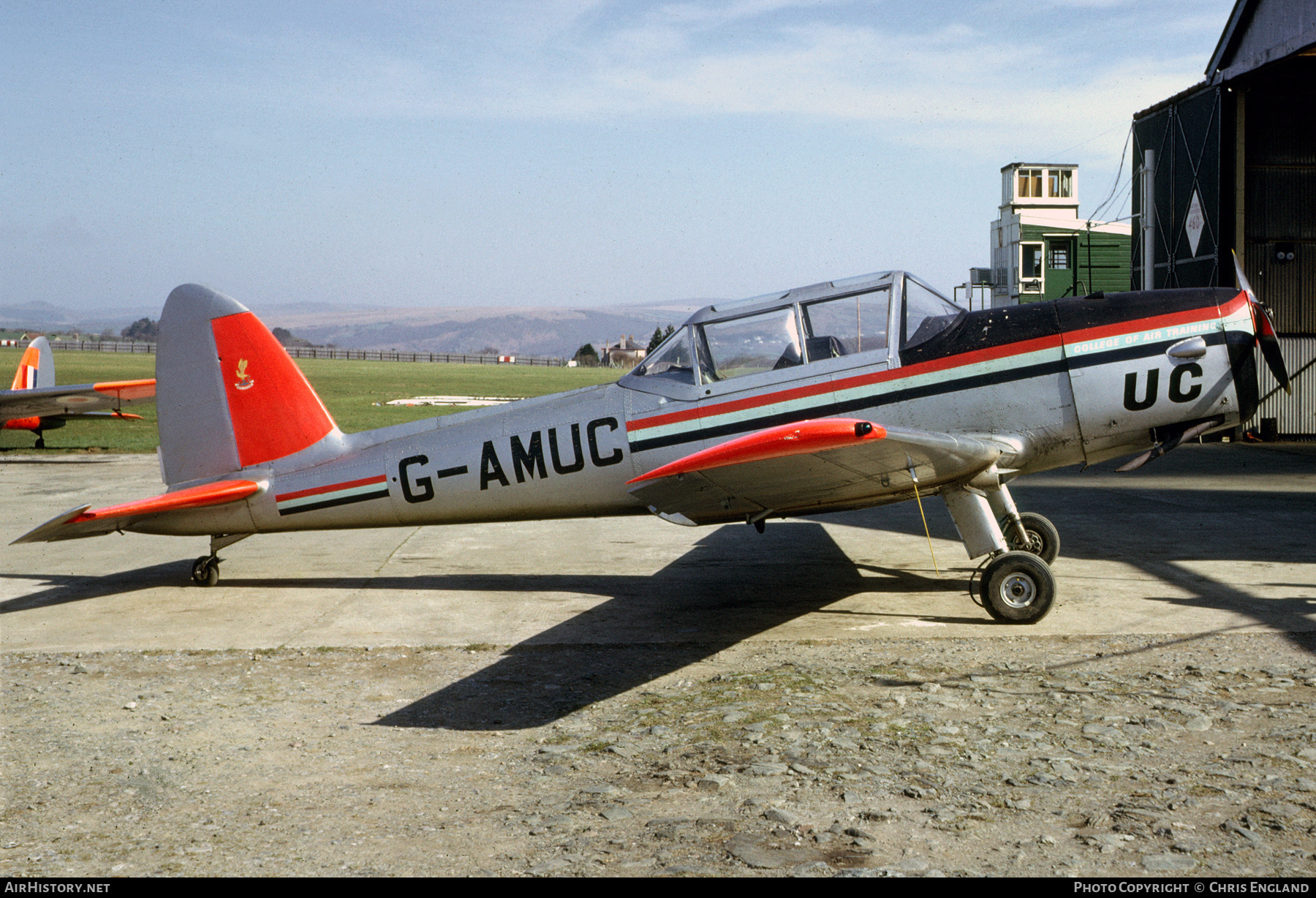Aircraft Photo of G-AMUC | De Havilland DHC-1 Chipmunk 22 | College of Air Training | AirHistory.net #461643