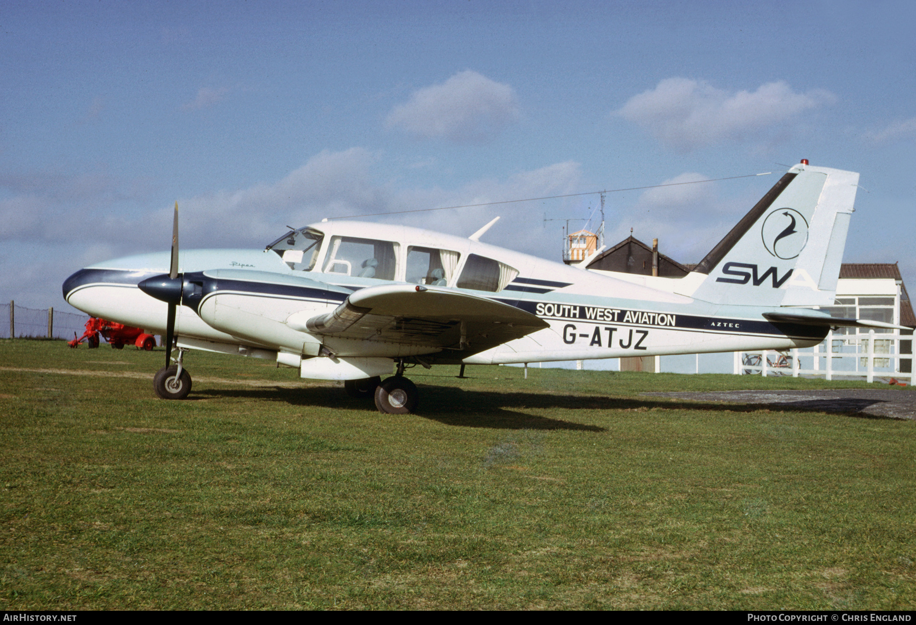 Aircraft Photo of G-ATJZ | Piper PA-23-250 Aztec C | South West Aviation - SWA | AirHistory.net #461646
