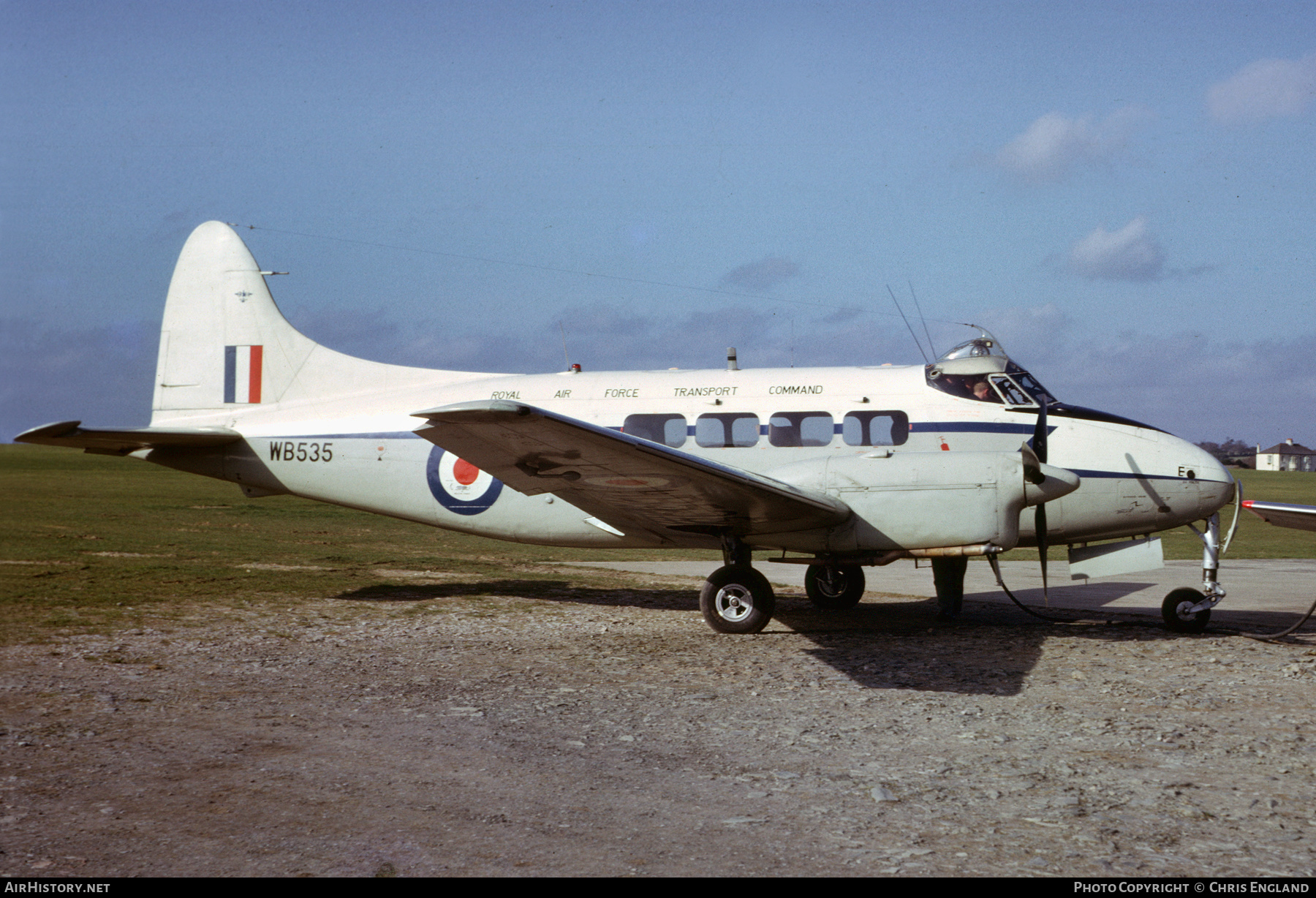 Aircraft Photo of WB535 | De Havilland D.H. 104 Devon C1 | UK - Air Force | AirHistory.net #461652