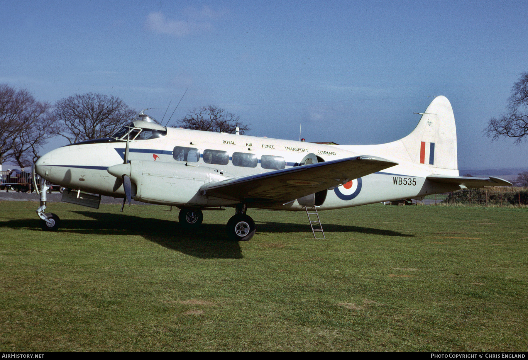 Aircraft Photo of WB535 | De Havilland D.H. 104 Devon C1 | UK - Air Force | AirHistory.net #461654