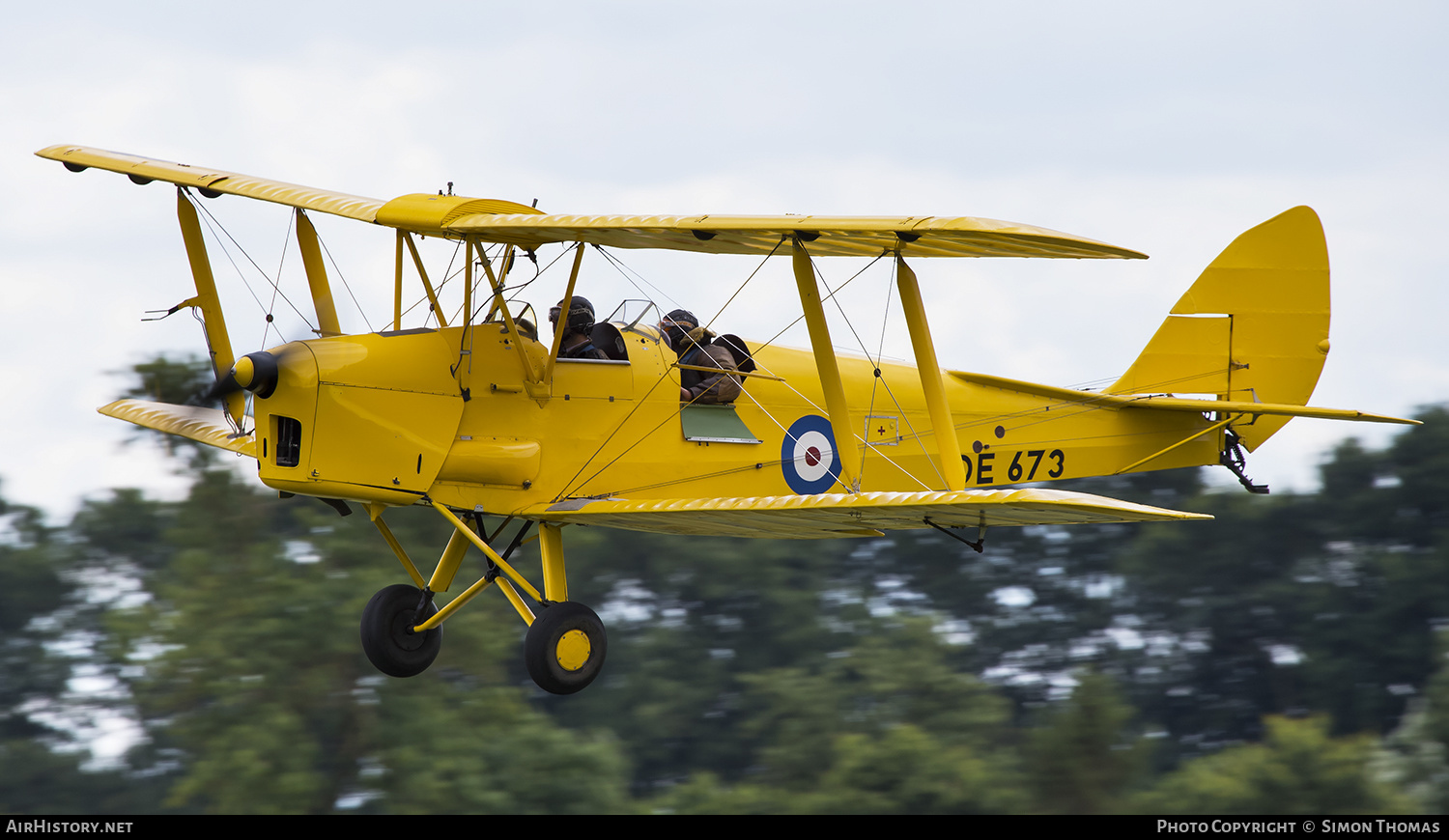 Aircraft Photo of G-ADNZ / DE673 | De Havilland D.H. 82A Tiger Moth II | UK - Air Force | AirHistory.net #461657