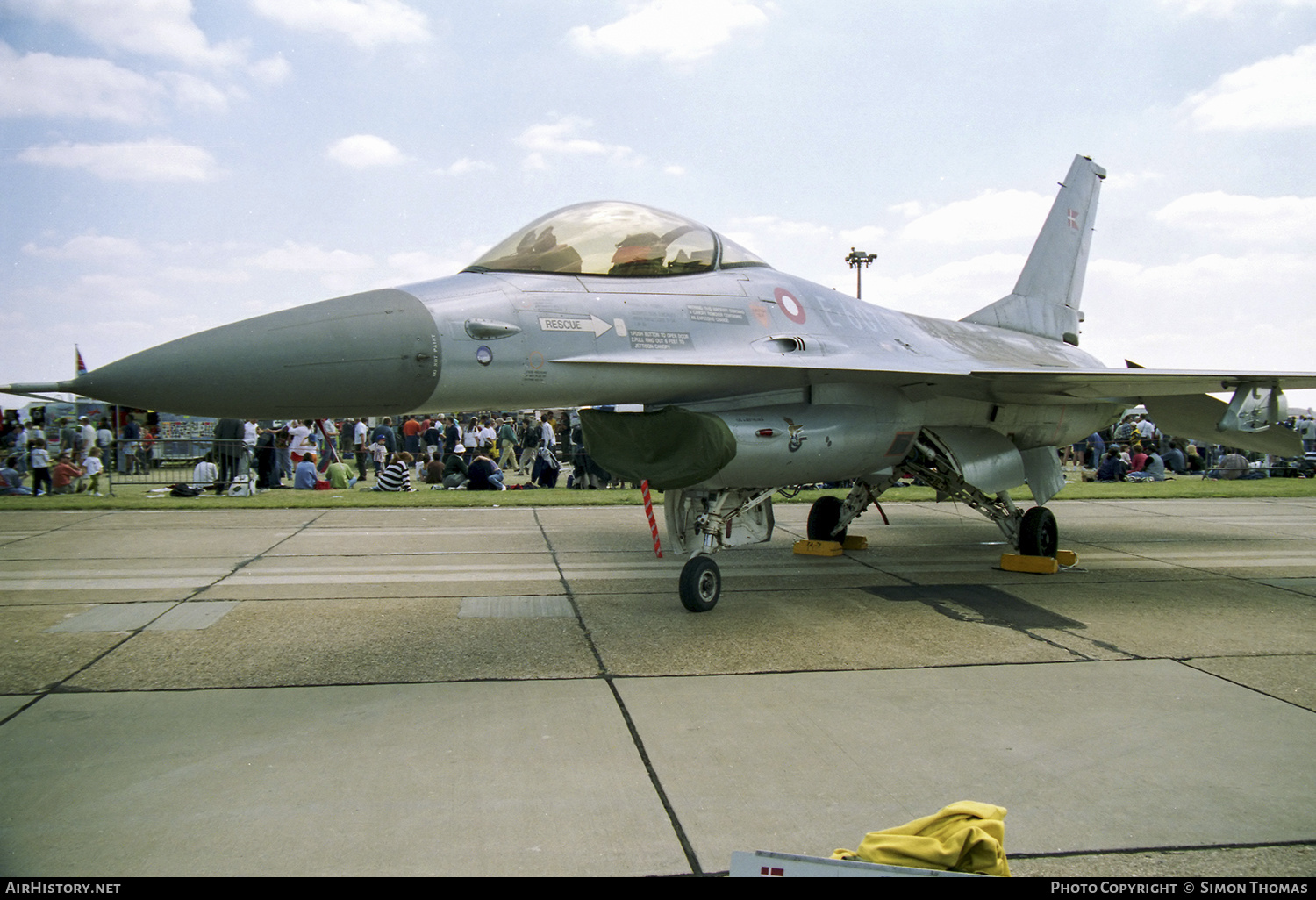 Aircraft Photo of E-607 | General Dynamics F-16A Fighting Falcon | Denmark - Air Force | AirHistory.net #461659
