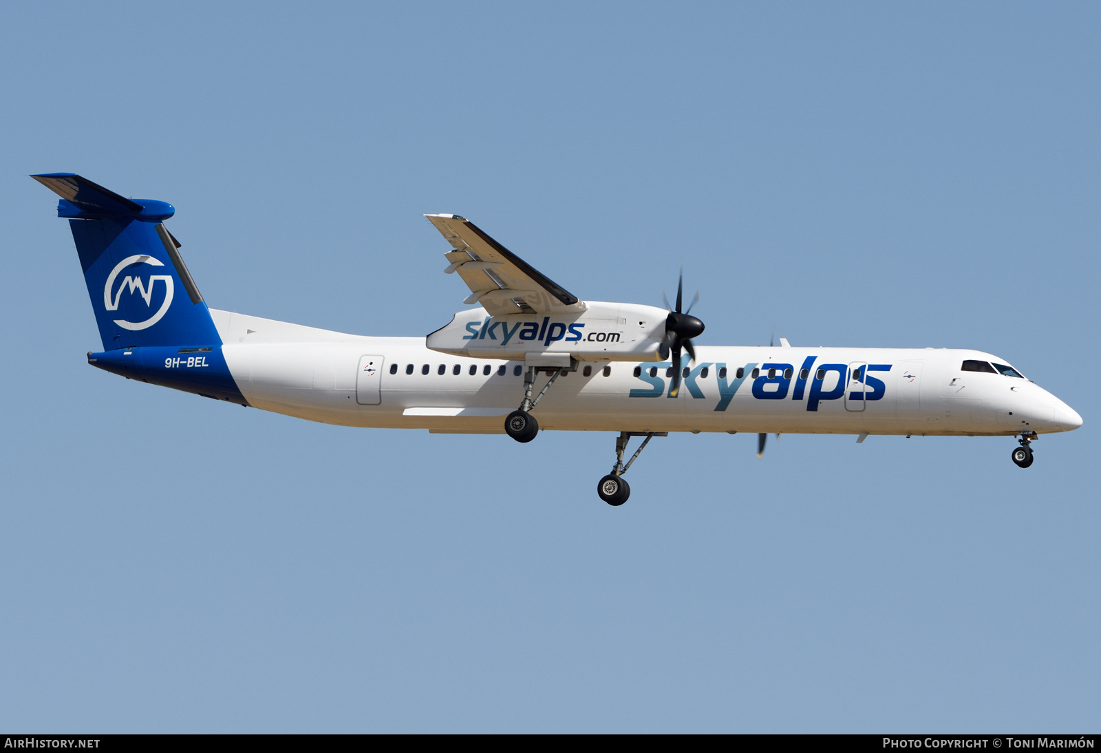 Aircraft Photo of 9H-BEL | Bombardier DHC-8-402 Dash 8 | SkyAlps | AirHistory.net #461673