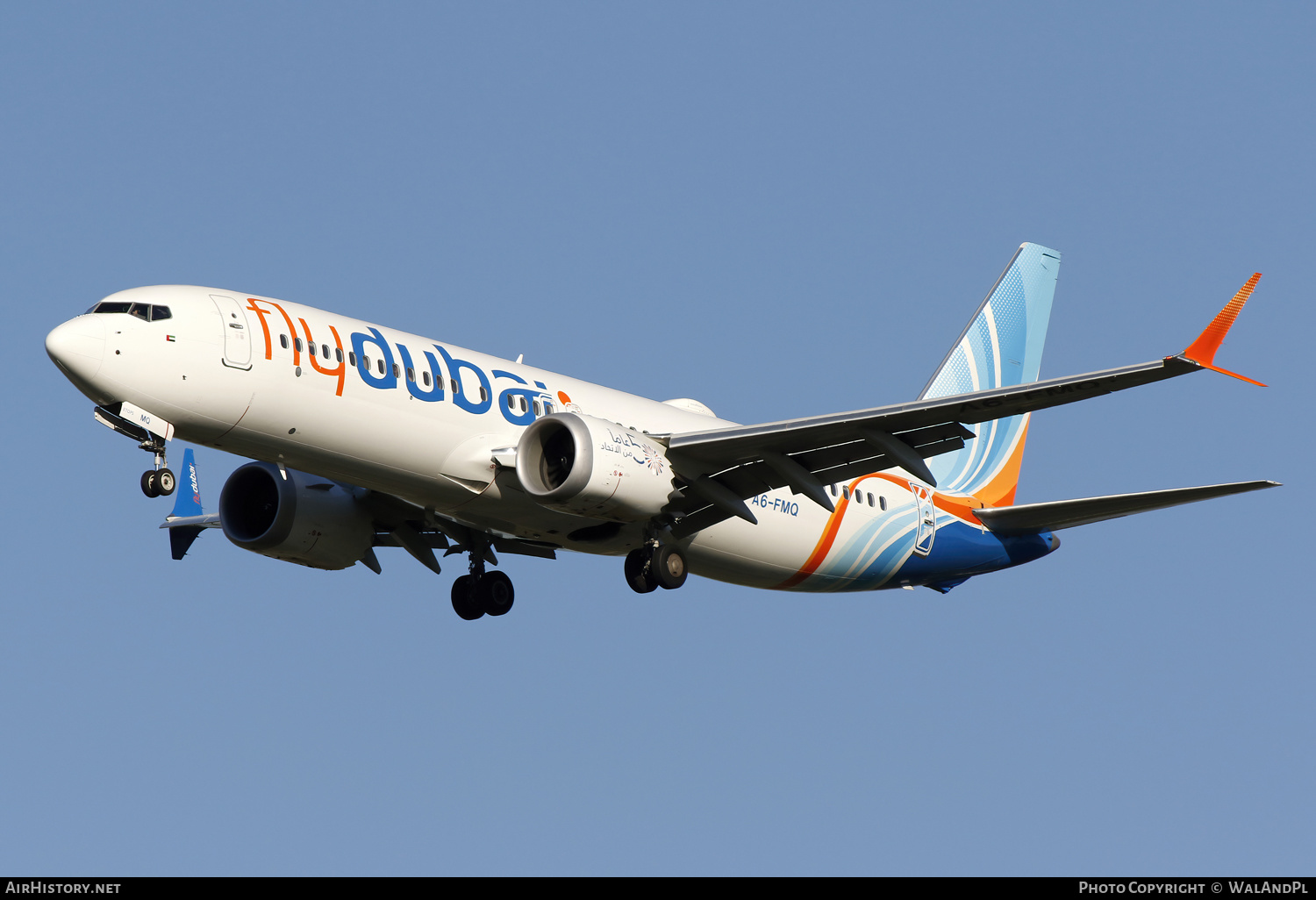 Aircraft Photo of A6-FMQ | Boeing 737-8 Max 8 | Flydubai | AirHistory.net #461699