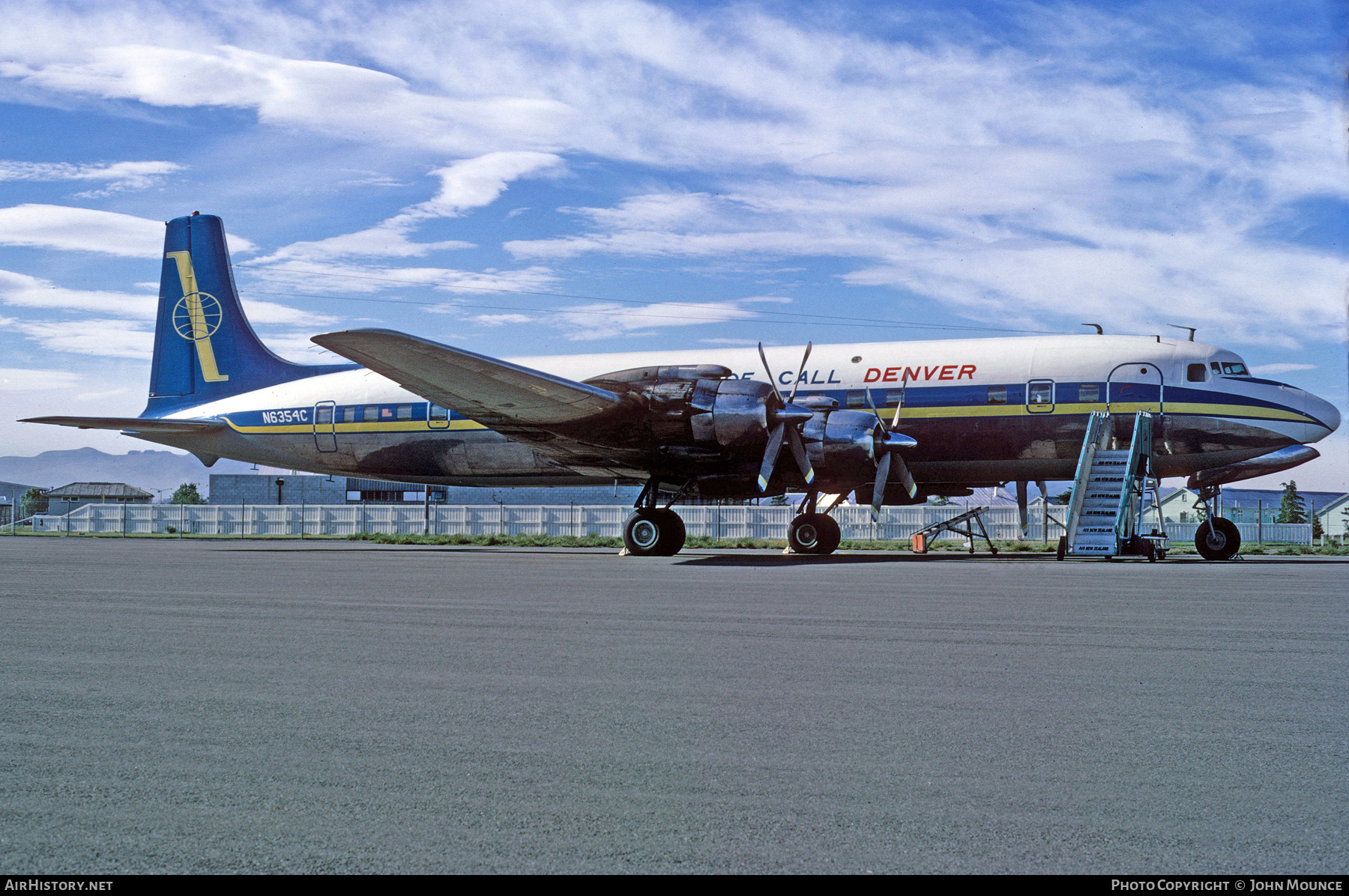 Aircraft Photo of N6354C | Douglas DC-7C | Ports of Call | AirHistory.net #461736