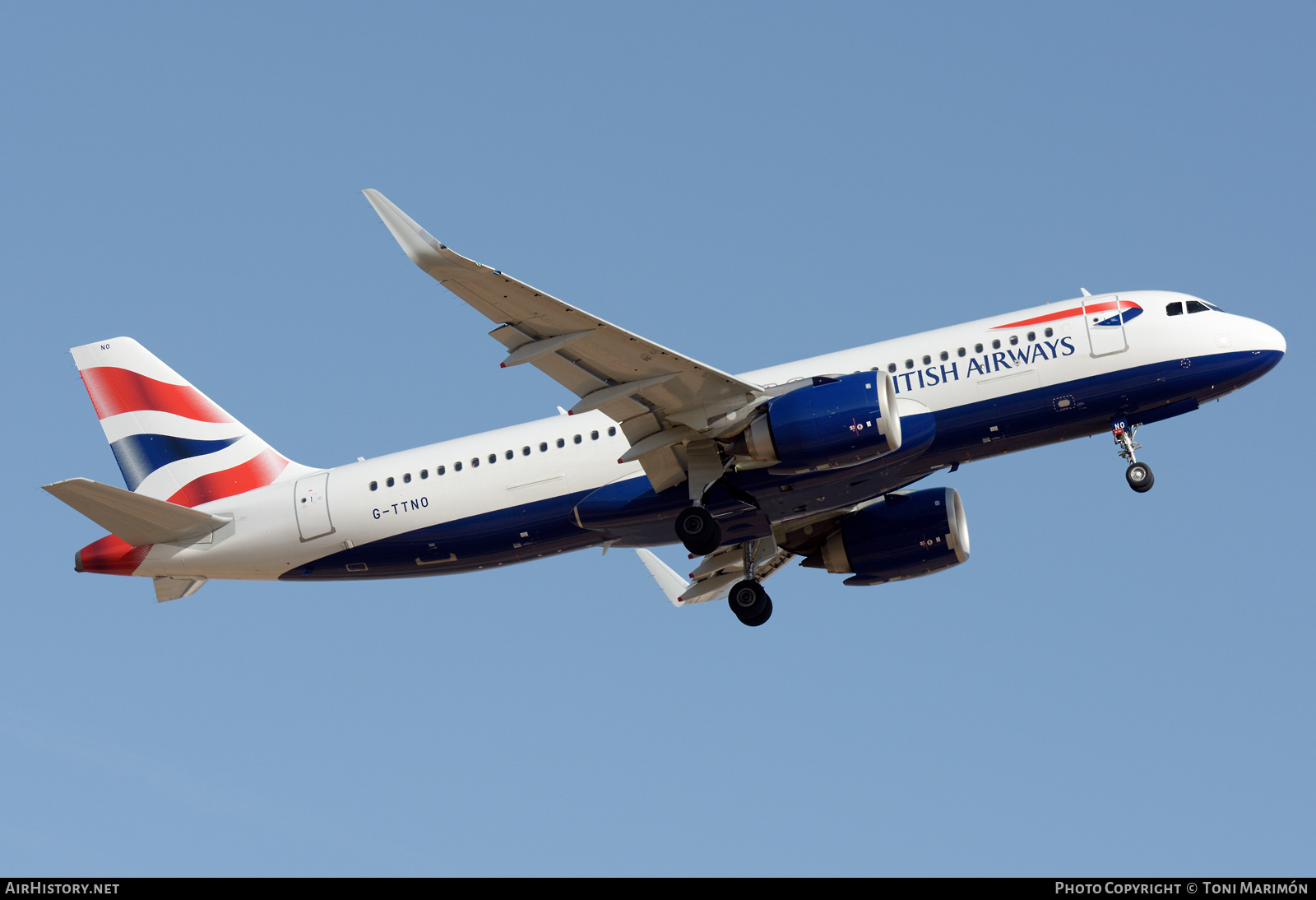 Aircraft Photo of G-TTNO | Airbus A320-251N | British Airways | AirHistory.net #461754