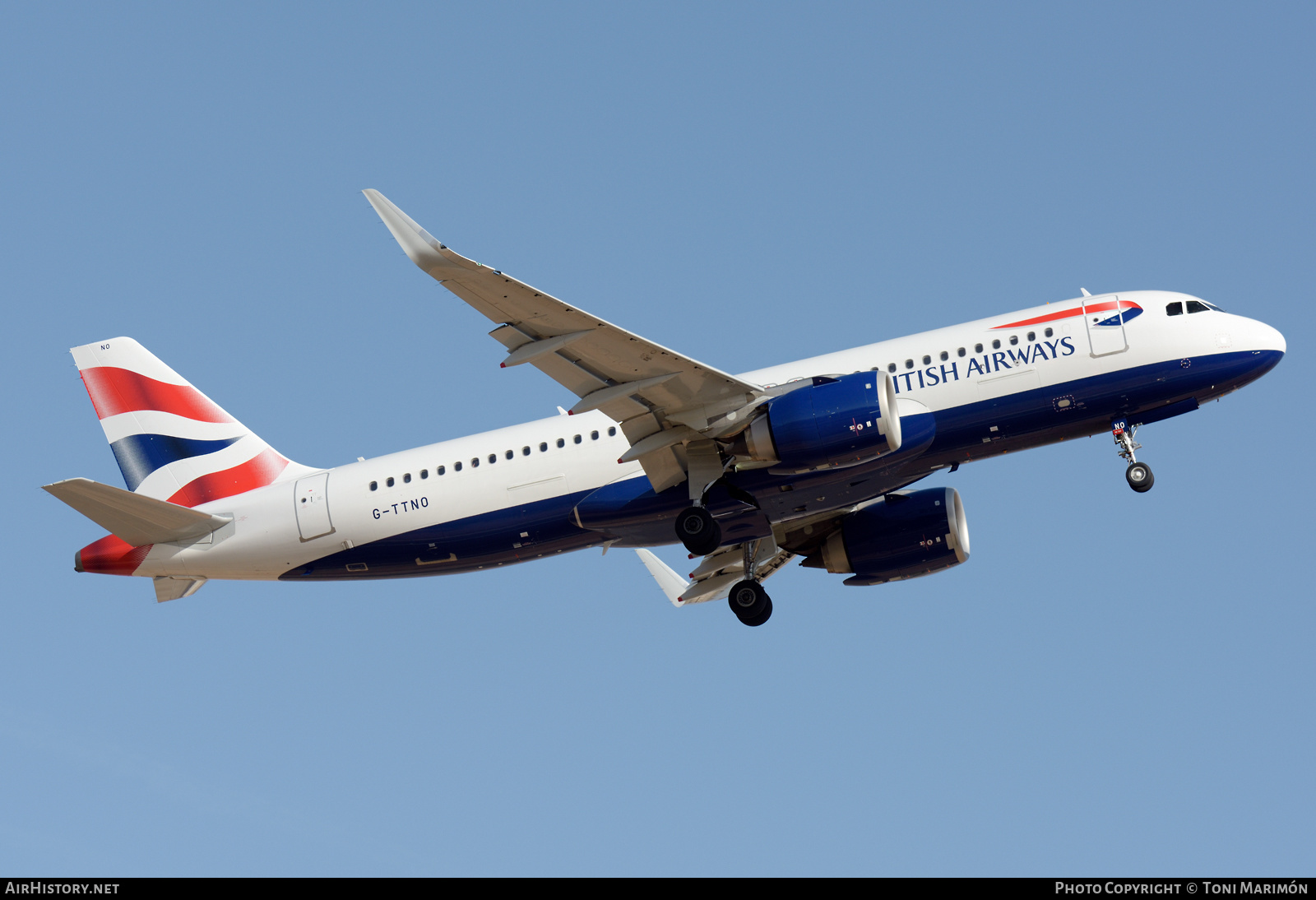 Aircraft Photo of G-TTNO | Airbus A320-251N | British Airways | AirHistory.net #461754