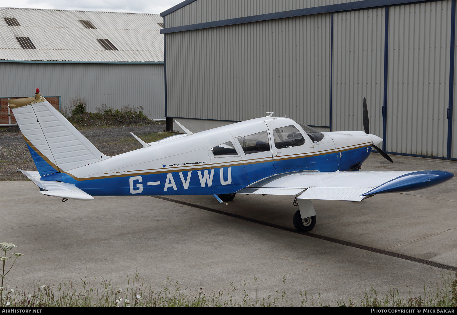 Aircraft Photo of G-AVWU | Piper PA-28R-180 Cherokee Arrow | Cavok Aviation | AirHistory.net #461816