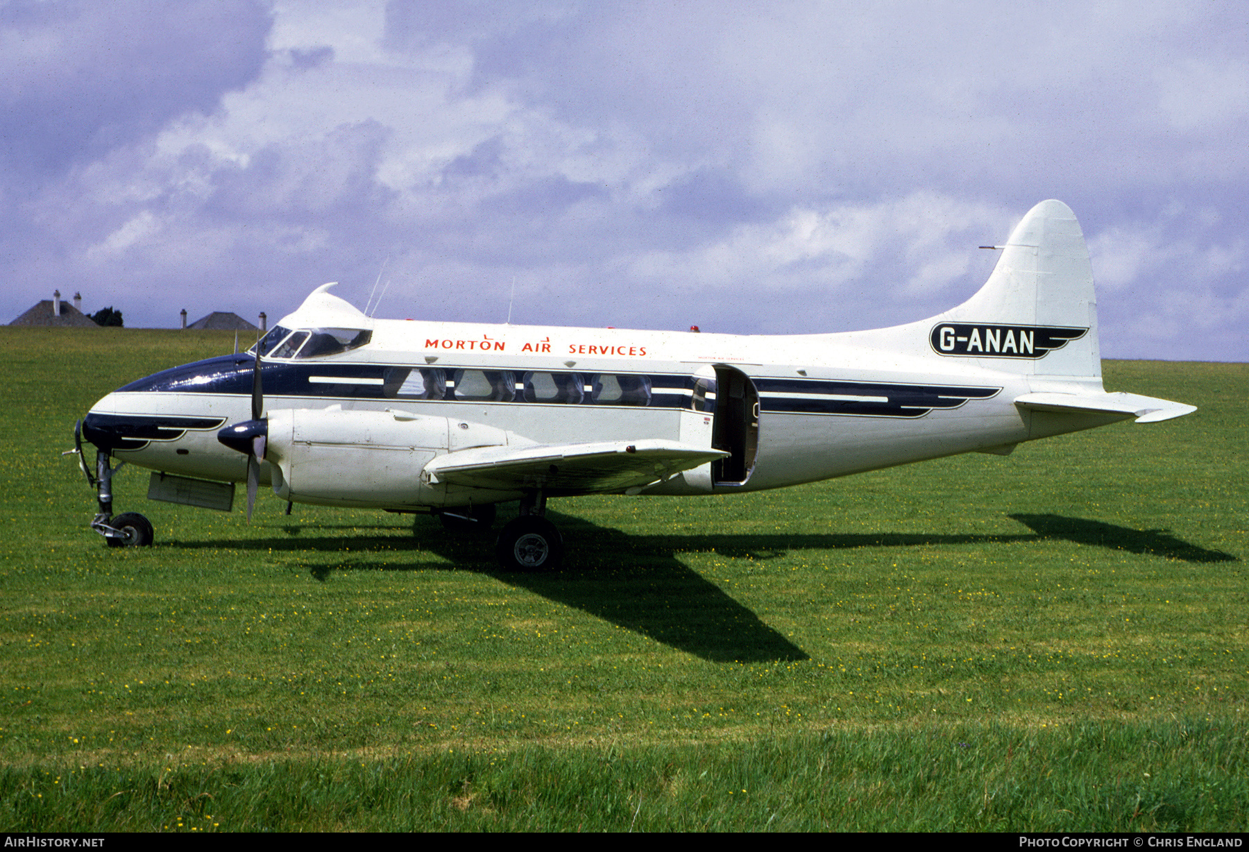 Aircraft Photo of G-ANAN | De Havilland D.H. 104 Dove 1B | Morton Air Services | AirHistory.net #461833