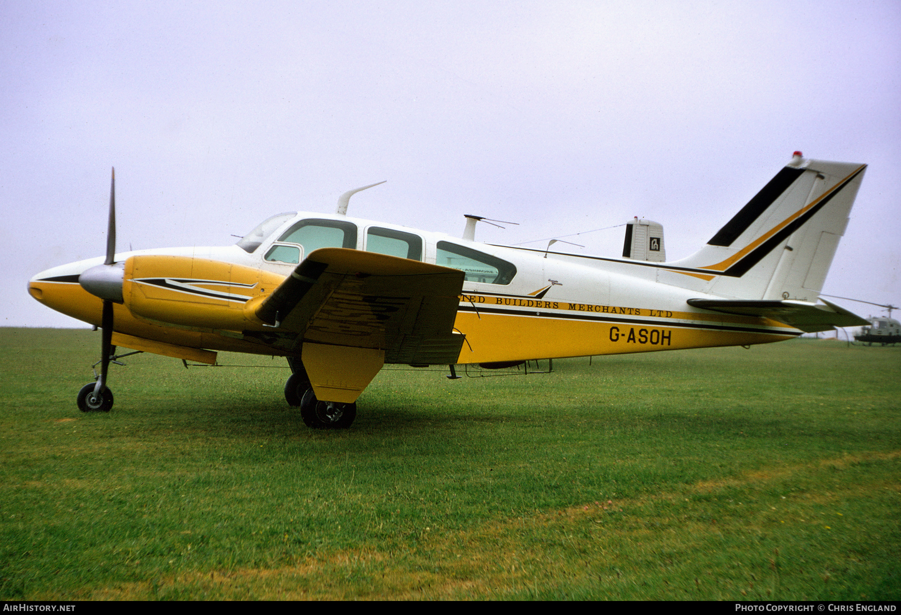 Aircraft Photo of G-ASOH | Beech B55A Baron (95-B55) | United Builders Merchants | AirHistory.net #461852