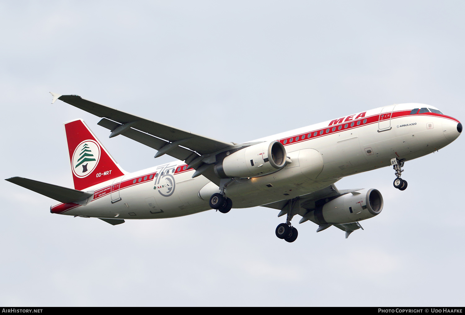 Aircraft Photo of OD-MRT | Airbus A320-232 | MEA - Middle East Airlines | AirHistory.net #461863