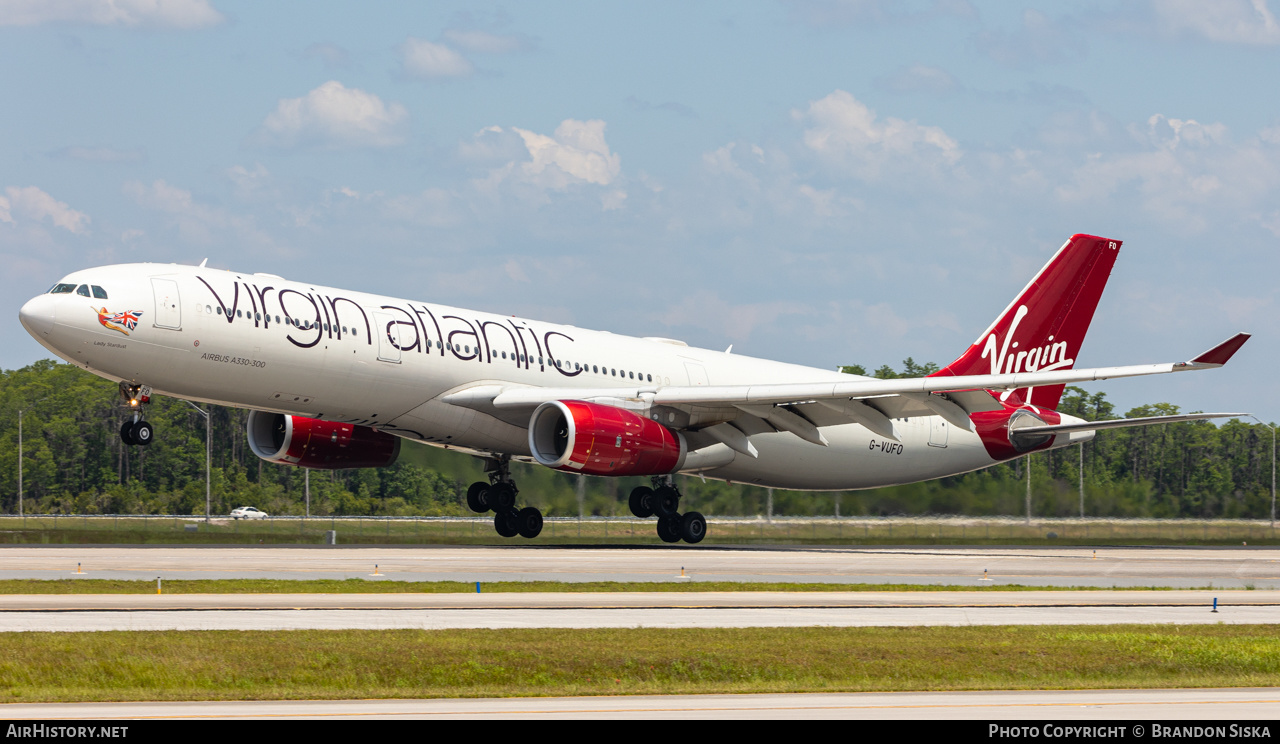 Aircraft Photo of G-VUFO | Airbus A330-343 | Virgin Atlantic Airways | AirHistory.net #461883