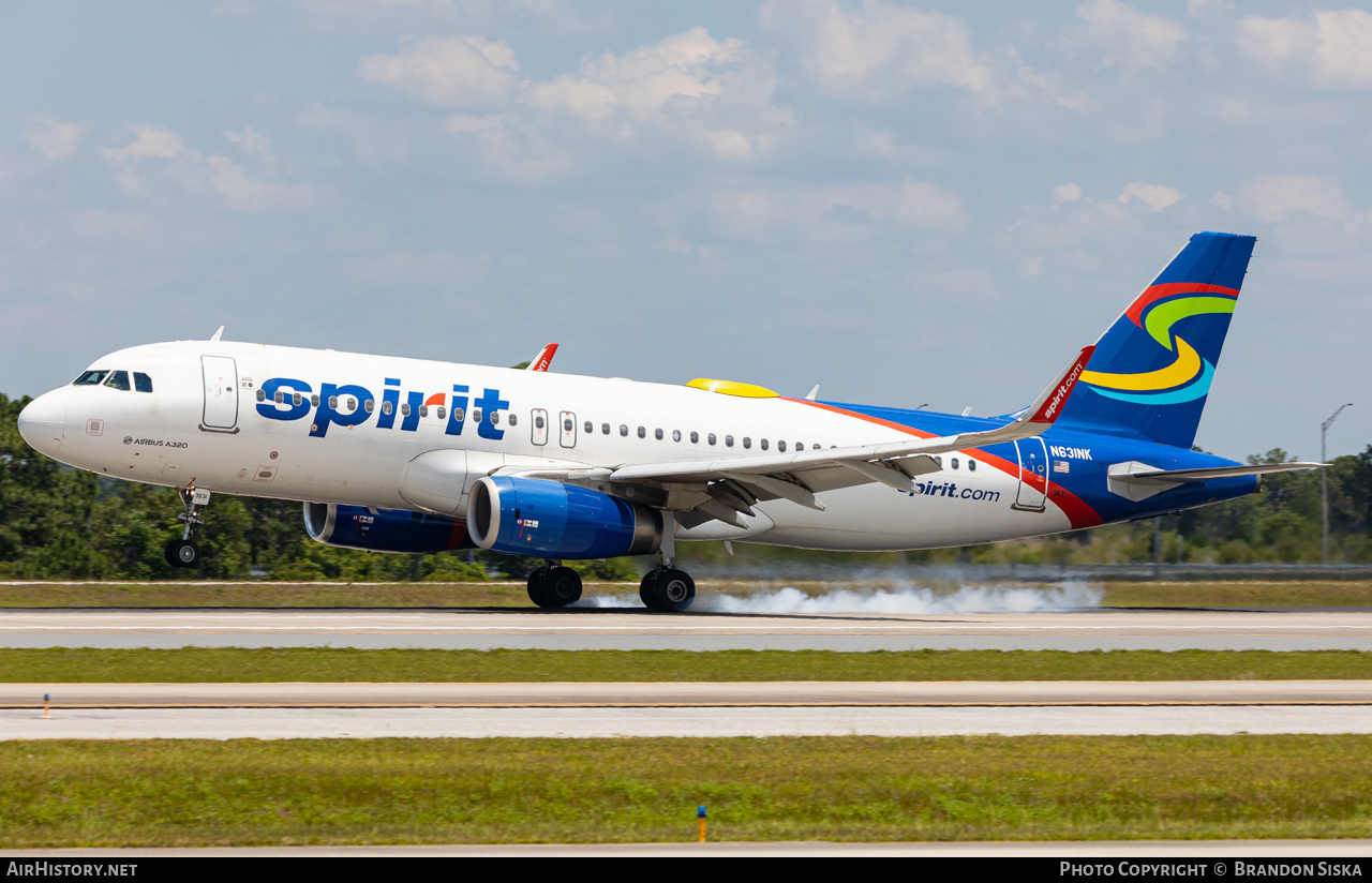 Aircraft Photo of N631NK | Airbus A320-232 | Spirit Airlines | AirHistory.net #461886