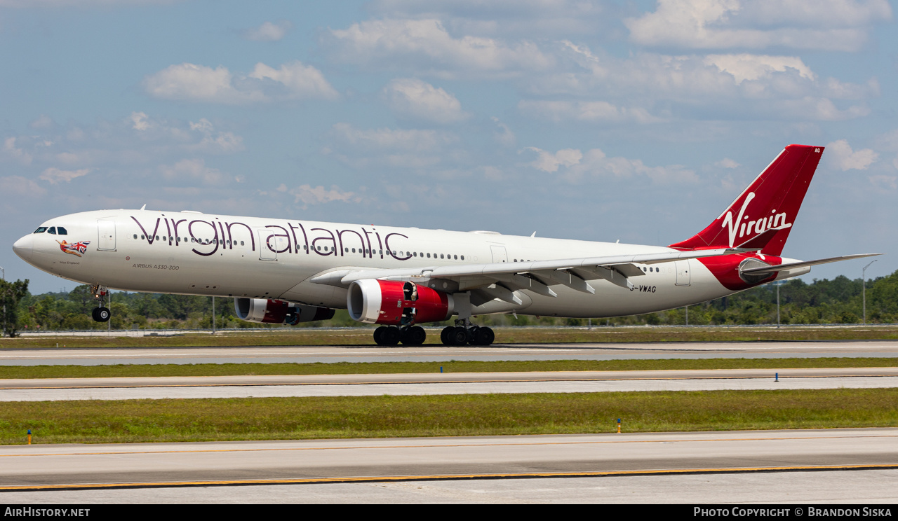 Aircraft Photo of G-VWAG | Airbus A330-343 | Virgin Atlantic Airways | AirHistory.net #461888