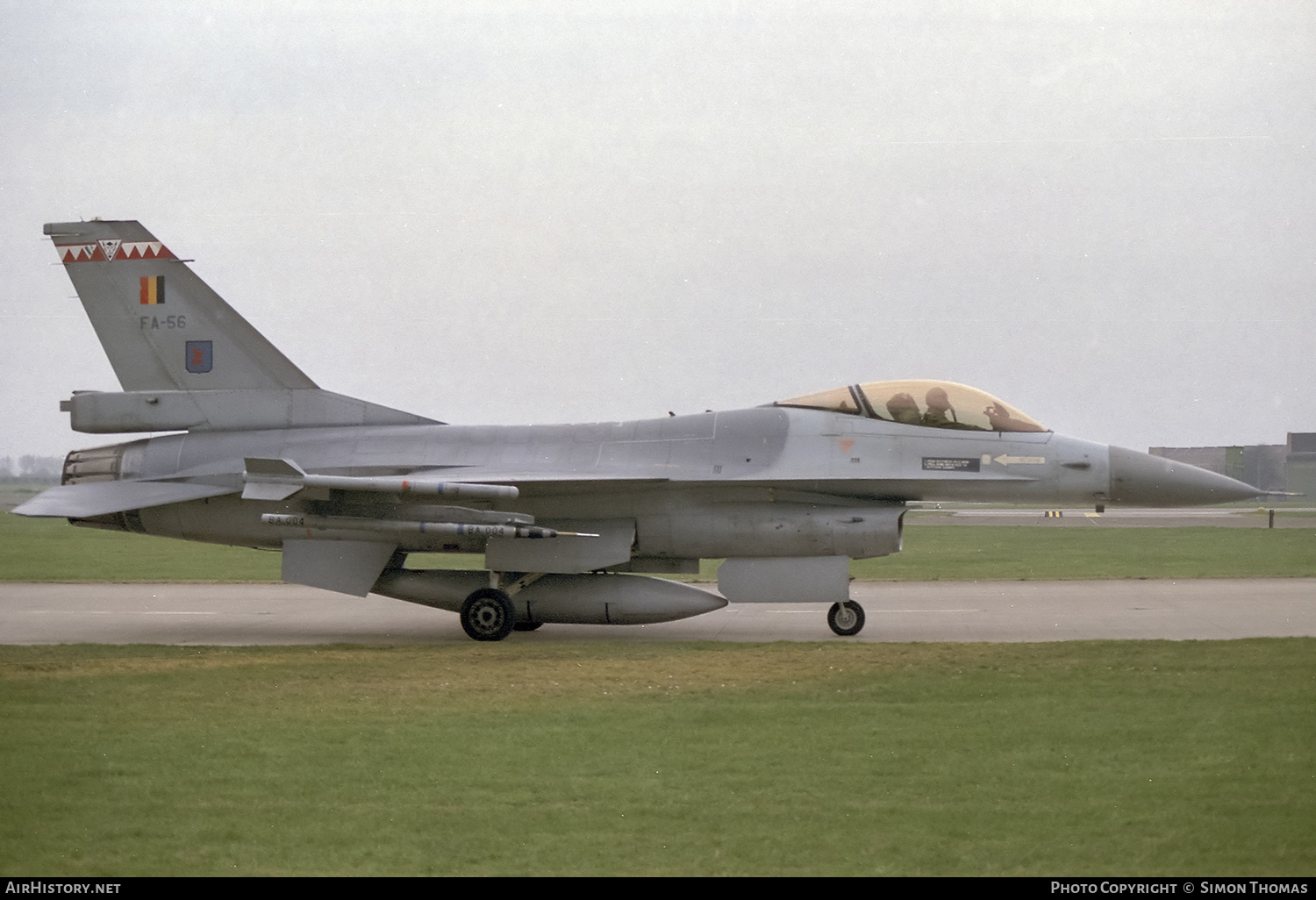 Aircraft Photo of FA-56 | General Dynamics F-16A Fighting Falcon | Belgium - Air Force | AirHistory.net #461905