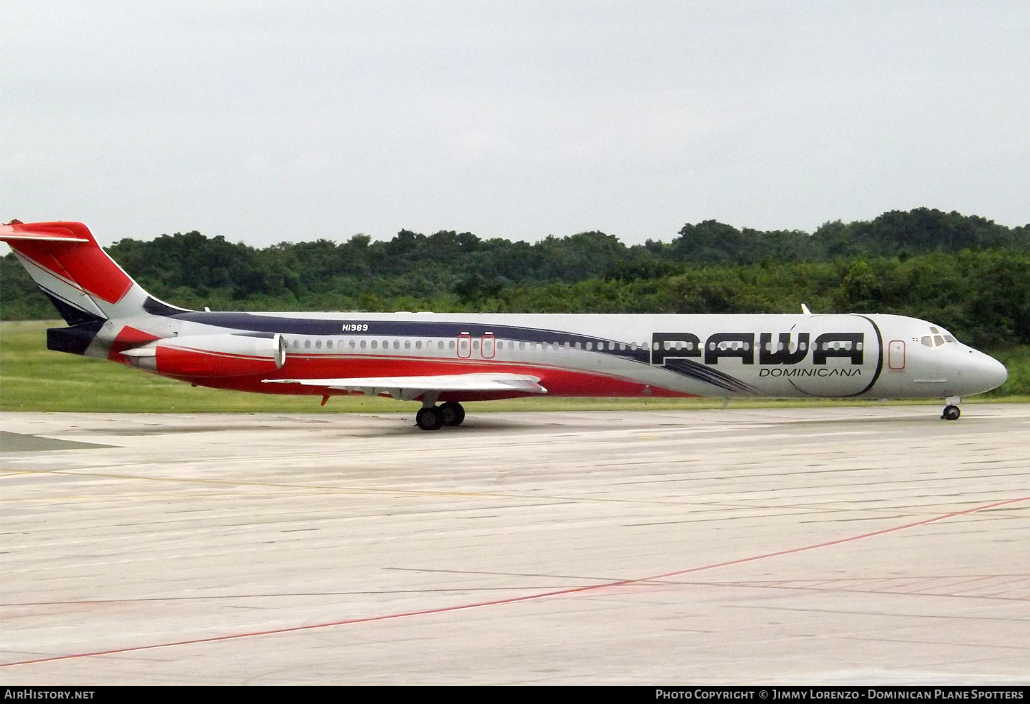 Aircraft Photo of HI989 | McDonnell Douglas MD-83 (DC-9-83) | PAWA Dominicana - Pan Am World Airways | AirHistory.net #461929