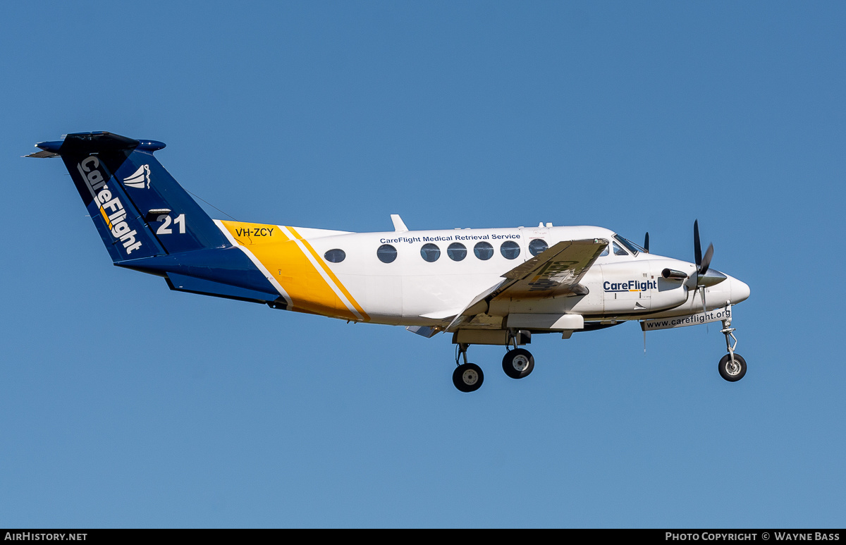 Aircraft Photo of VH-ZCY | Beech B200 Super King Air | CareFlight | AirHistory.net #461957