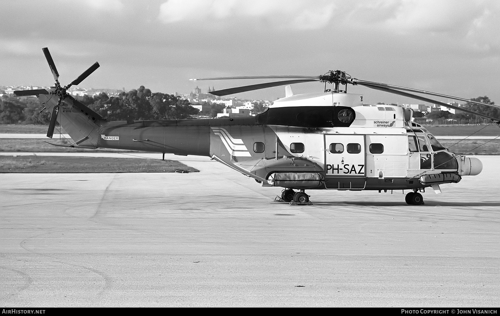 Aircraft Photo of PH-SAZ | Aerospatiale SA-330F Puma | Schreiner Airways | AirHistory.net #461975