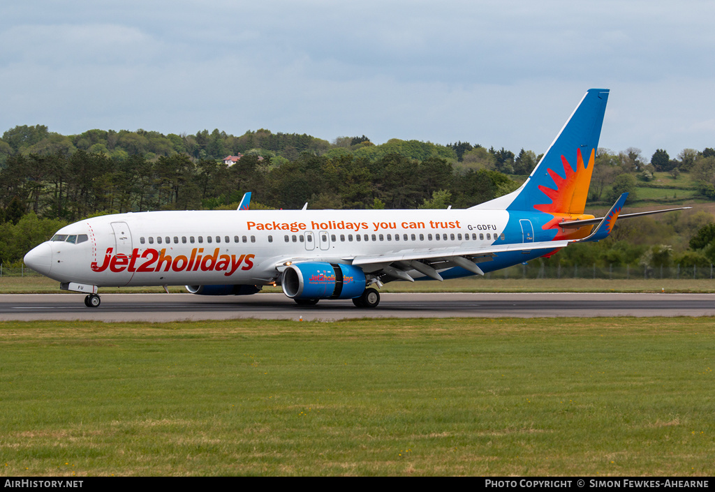 Aircraft Photo of G-GDFU | Boeing 737-8K5 | Jet2 Holidays | AirHistory.net #462060