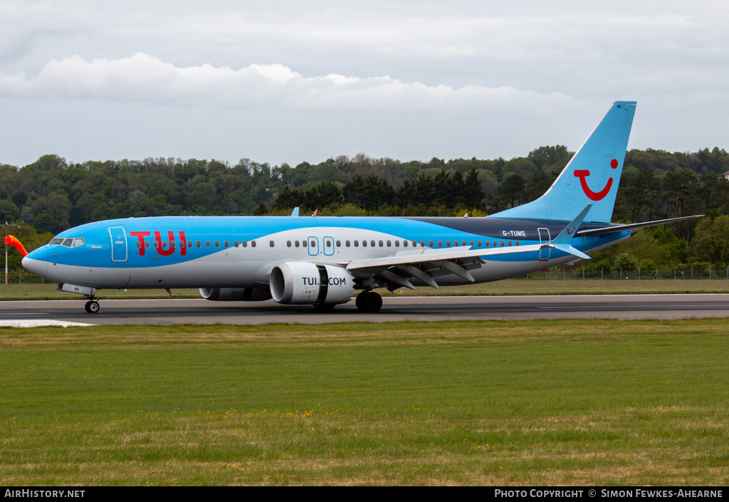 Aircraft Photo of G-TUMS | Boeing 737-8 Max 8 | TUI | AirHistory.net #462062