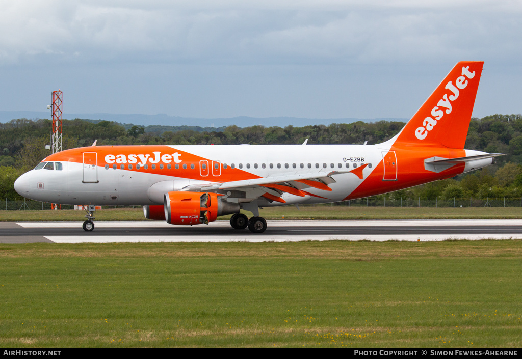 Aircraft Photo of G-EZBB | Airbus A319-111 | EasyJet | AirHistory.net #462066