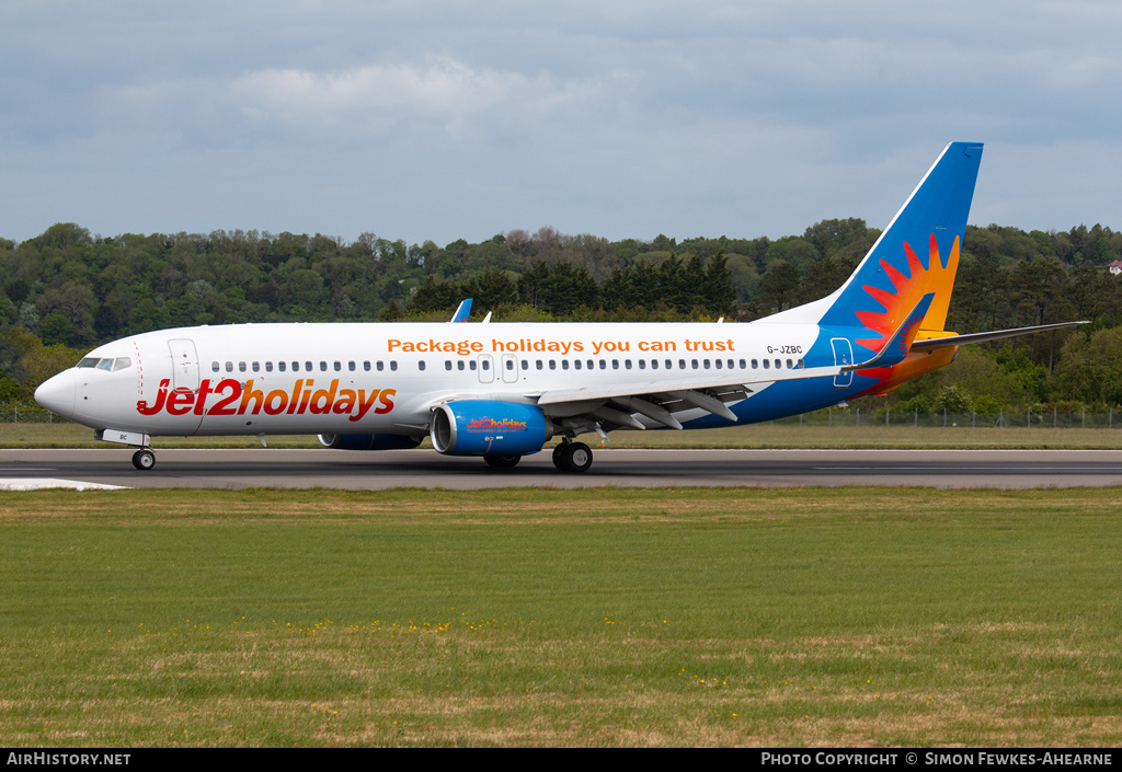 Aircraft Photo of G-JZBC | Boeing 737-800 | Jet2 Holidays | AirHistory.net #462068